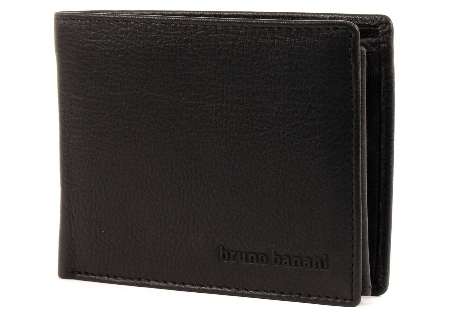 Bruno Banani Geldbörse Gift Set Slim Wallet / Keychain Black (Set, 2-tlg), aus echtem Leder