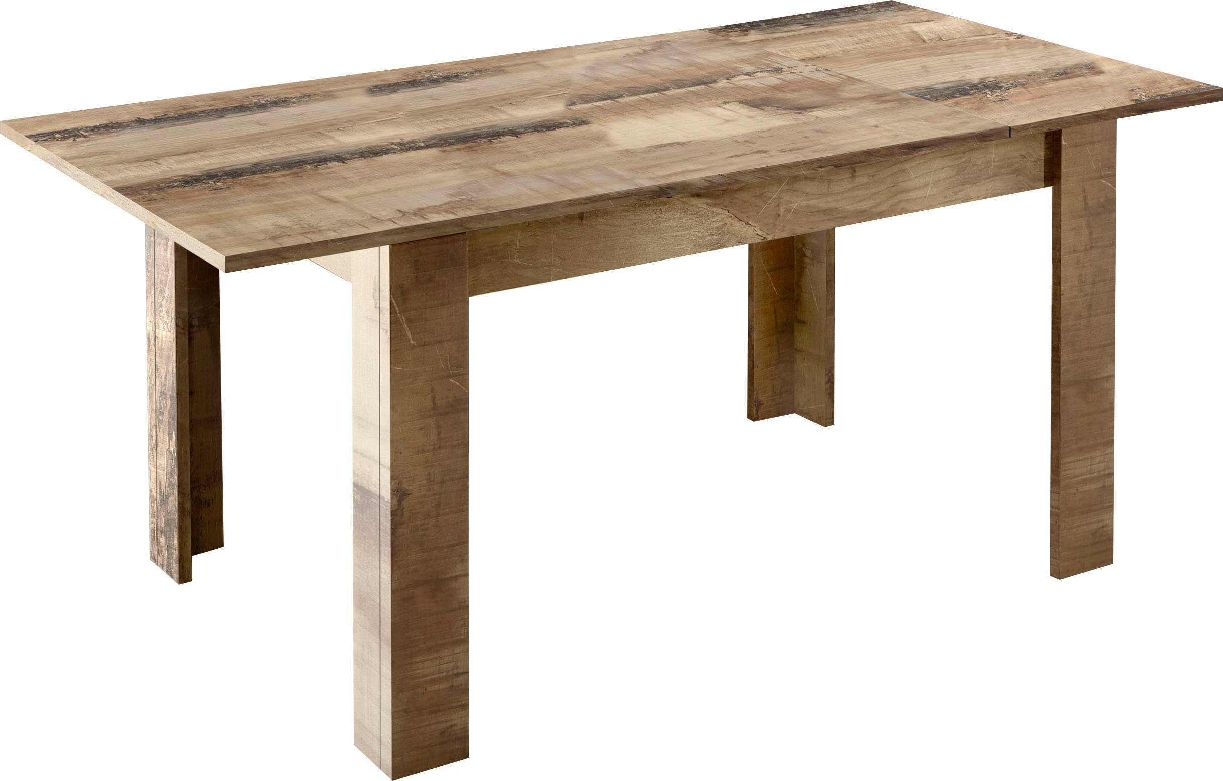 Home affaire Esstisch Mango,Breite 137 cm, ausziehbar auf 187 cm