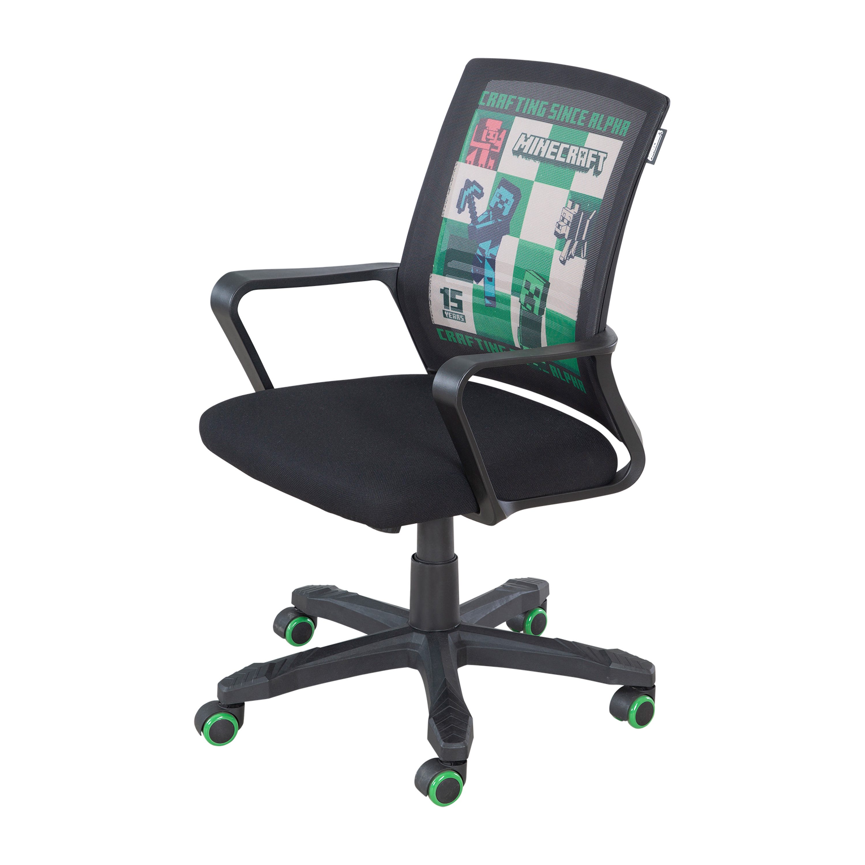 Minecraft Gaming-Stuhl - Gaming Chair - stufenlos höhenverstellbar - mit Wi günstig online kaufen