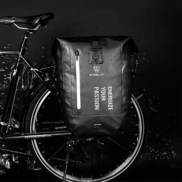 MidGard Gepäckträgertasche Fahrrad-Tasche für Gepäckträger, E-Bike Gepäcktasche mit Reflektoren