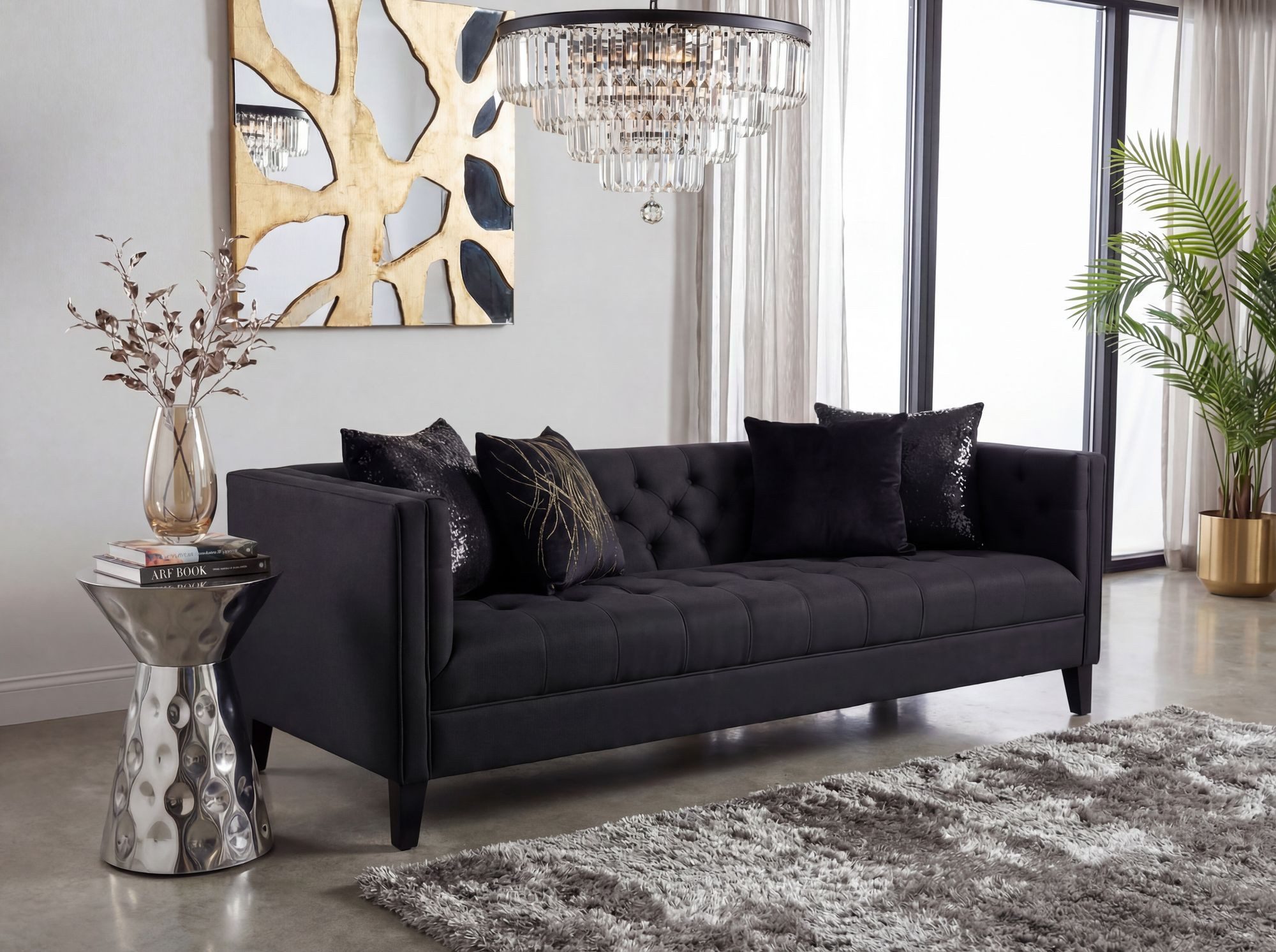 Wohnling Beistelltisch WL7.659 36cm Silber Sofatisch Alu Wohnzimmertisch Couchtisch Aluminium (Stilvoller Kaffeetisch in edler Sanduhr-Form), Pflegeleichter Abstelltisch komplett montiert
