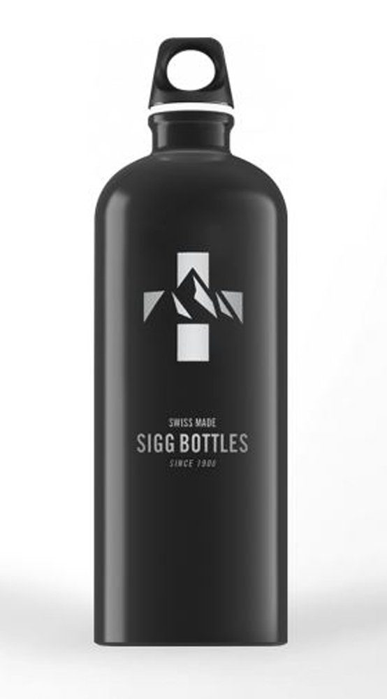 Sigg Trinkflasche Sigg Trinkflasche Mountain Black 1l, Sigg Trinkflasche Mountain Black 1l