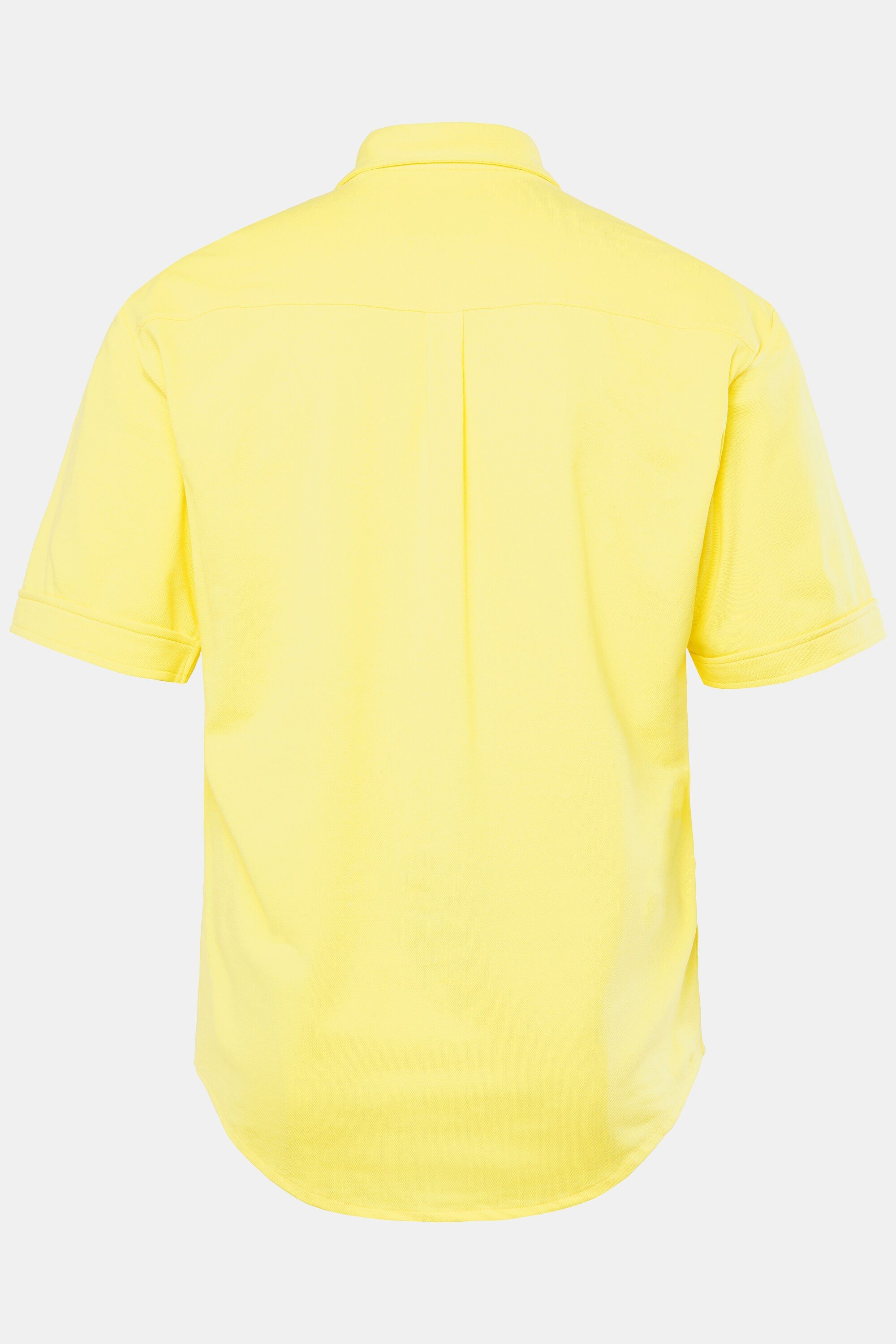 JP1880 Kurzarmhemd Piqué-Hemd FLEXNAMIC® Halbarm Buttondown-Kragen