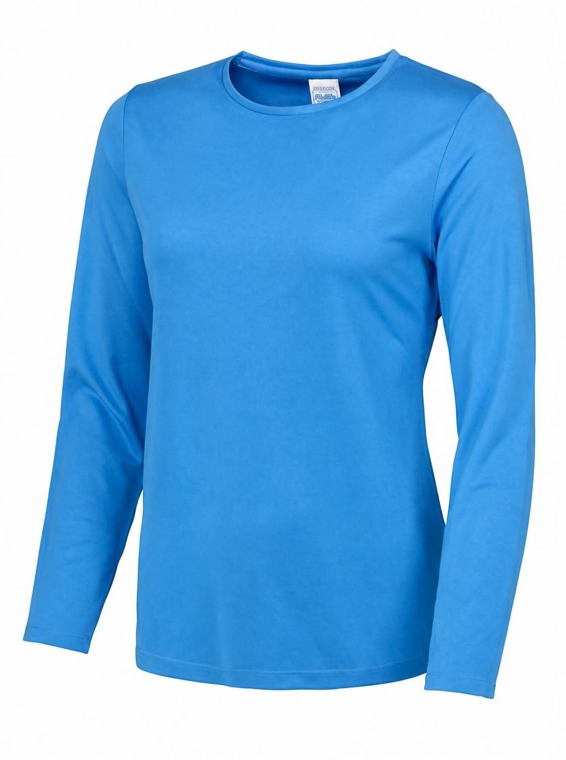 Just Cool Trainingsshirt Damen Long Sleeve Cool T / UV-Schutzfaktor 30