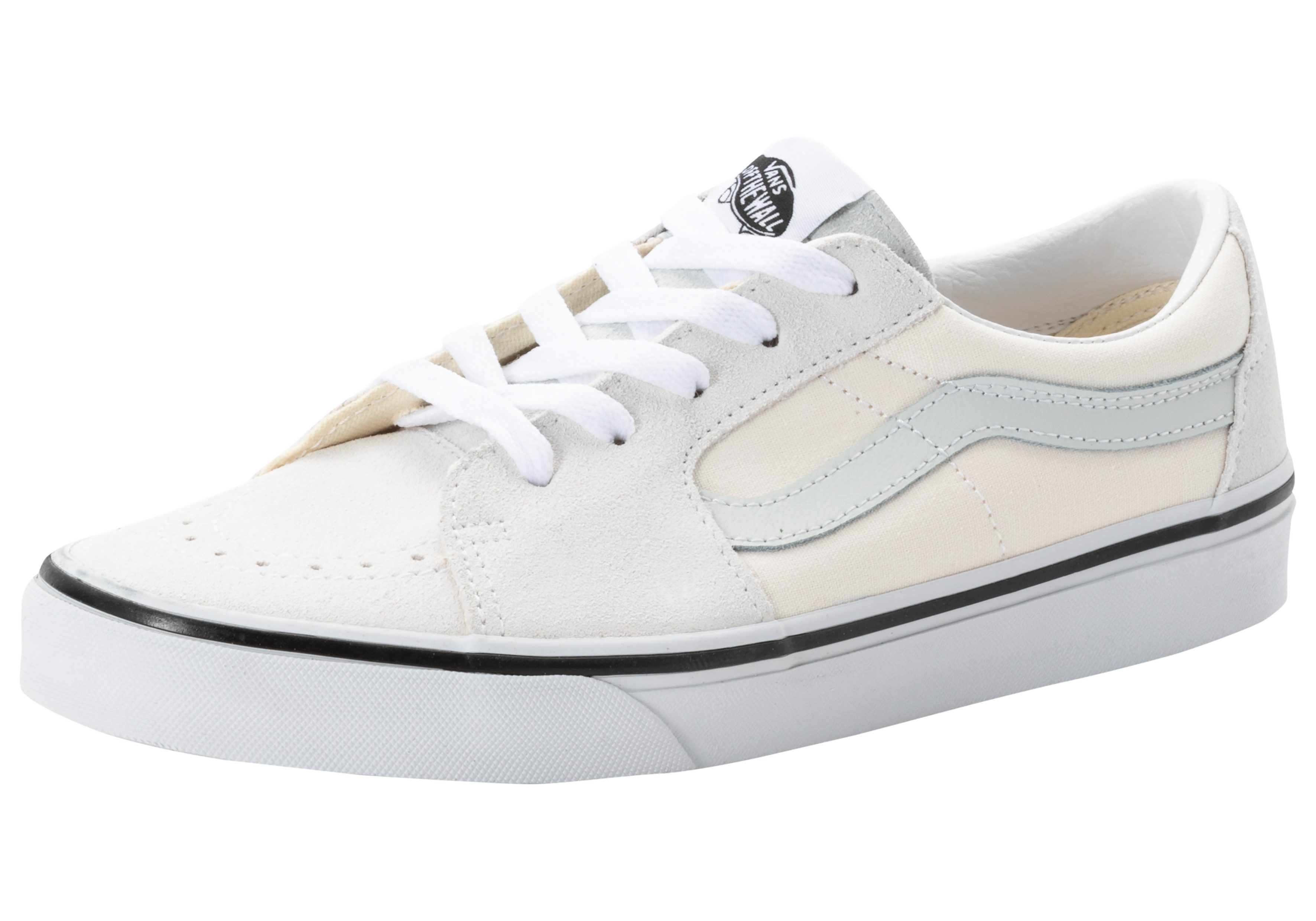 Vans SK8-Low Sneaker mit kontrastfarbenem Logo an der Ferse