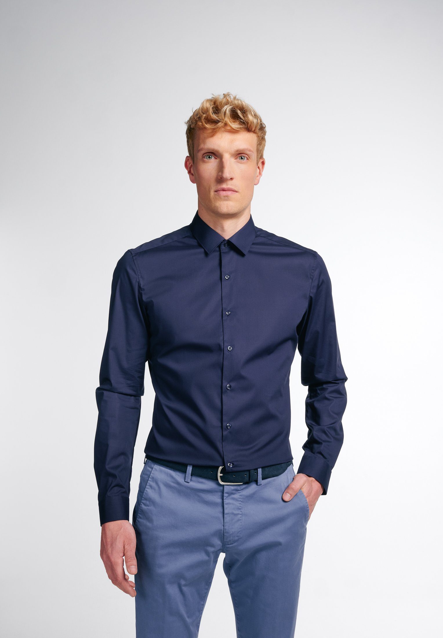 Eterna Langarmhemd SUPER SLIM NON IRON (bügelfrei)