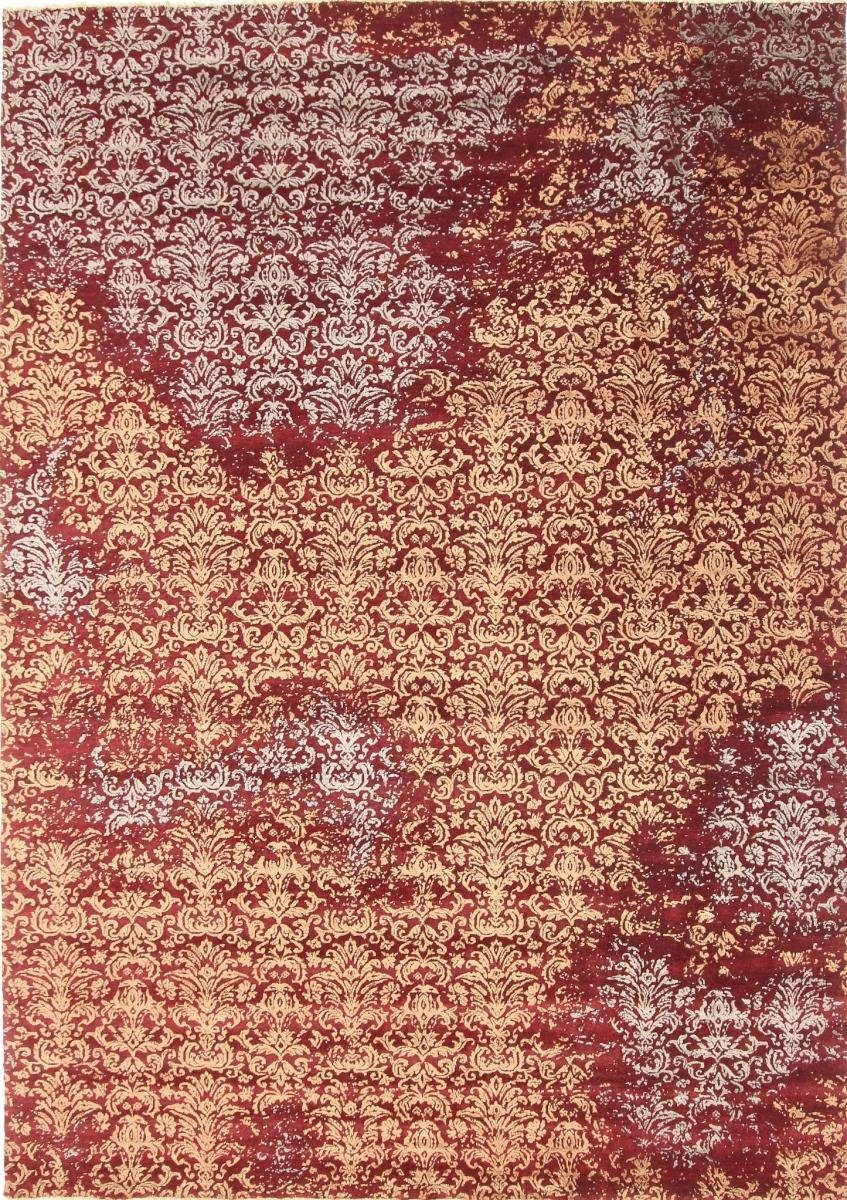 Handgeknüpfter mm Nain Sindhi / Designteppich, Moderner rechteckig, 251x353 Höhe: Orientteppich Orientteppich Trading, 12