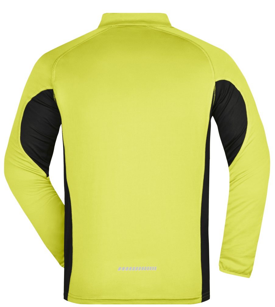 James & Nicholson Laufshirt Funktionelles Herren Langarm Laufshirt JN307 Atmungsaktiv, feuchtigkeitsregulierend und schnell trocknend