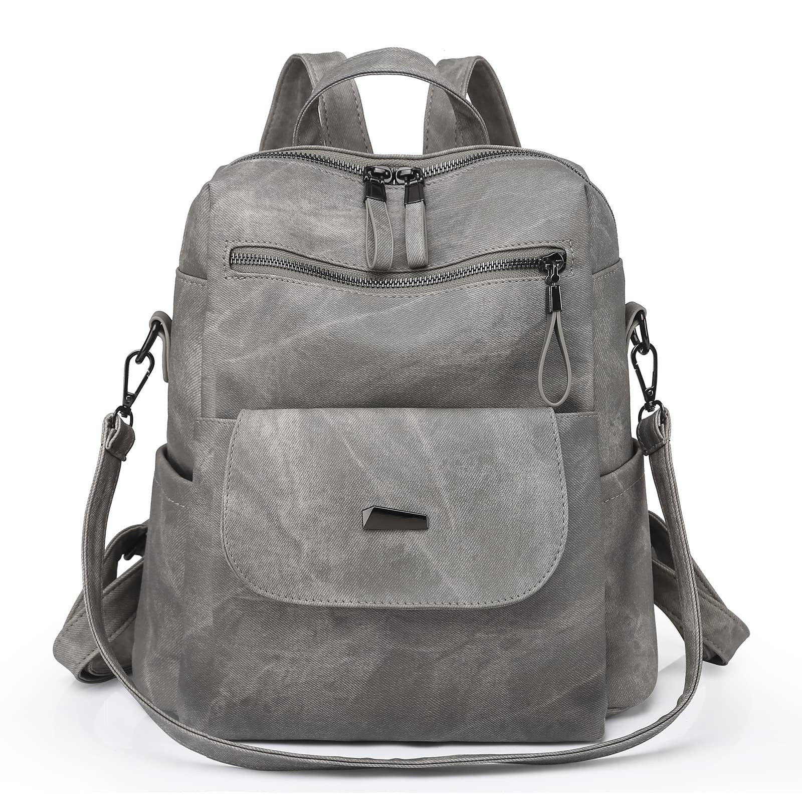 Zaewry Cityrucksack Unisex Rucksack Wasserdicht Anti-Diebstahl Leichtgewicht Reisen, Mehrzweck Cabrio Geldbörse Umhängetasche Handtasche Rucksack