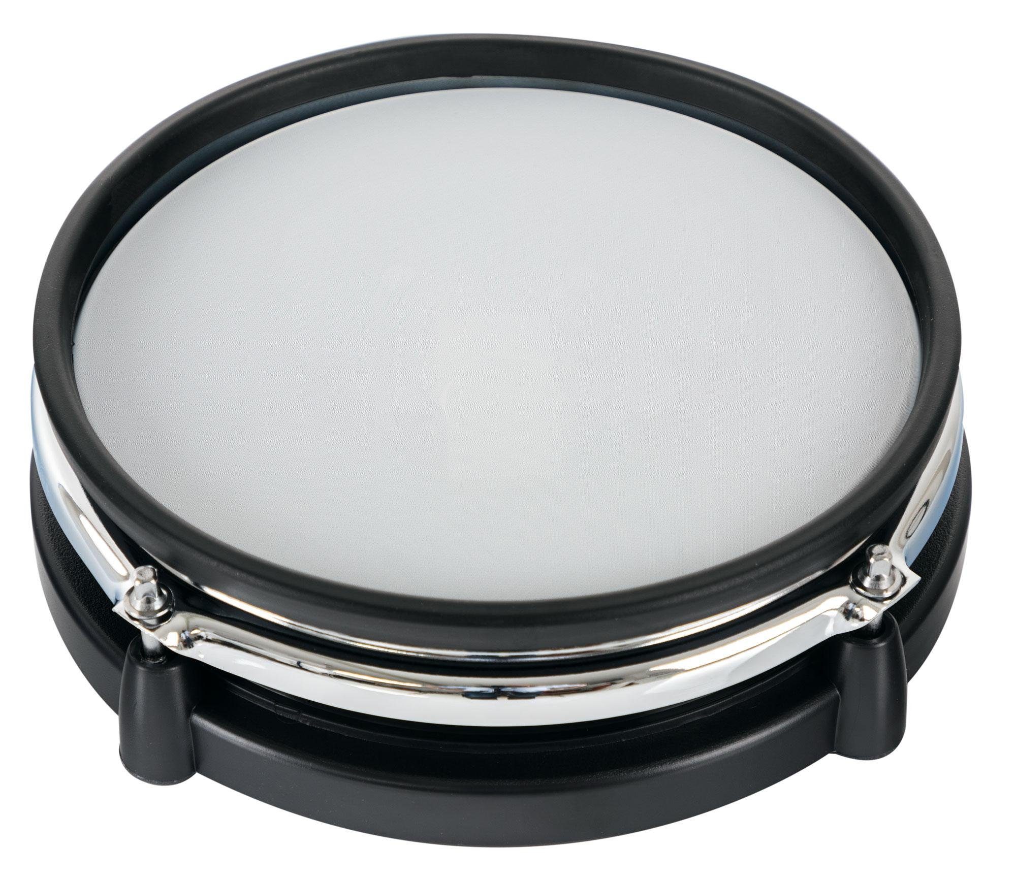 XDrum Schlagzeug XDrum MP-08 8" Mesh Pad inkl. Halter, Realistischer Rebound