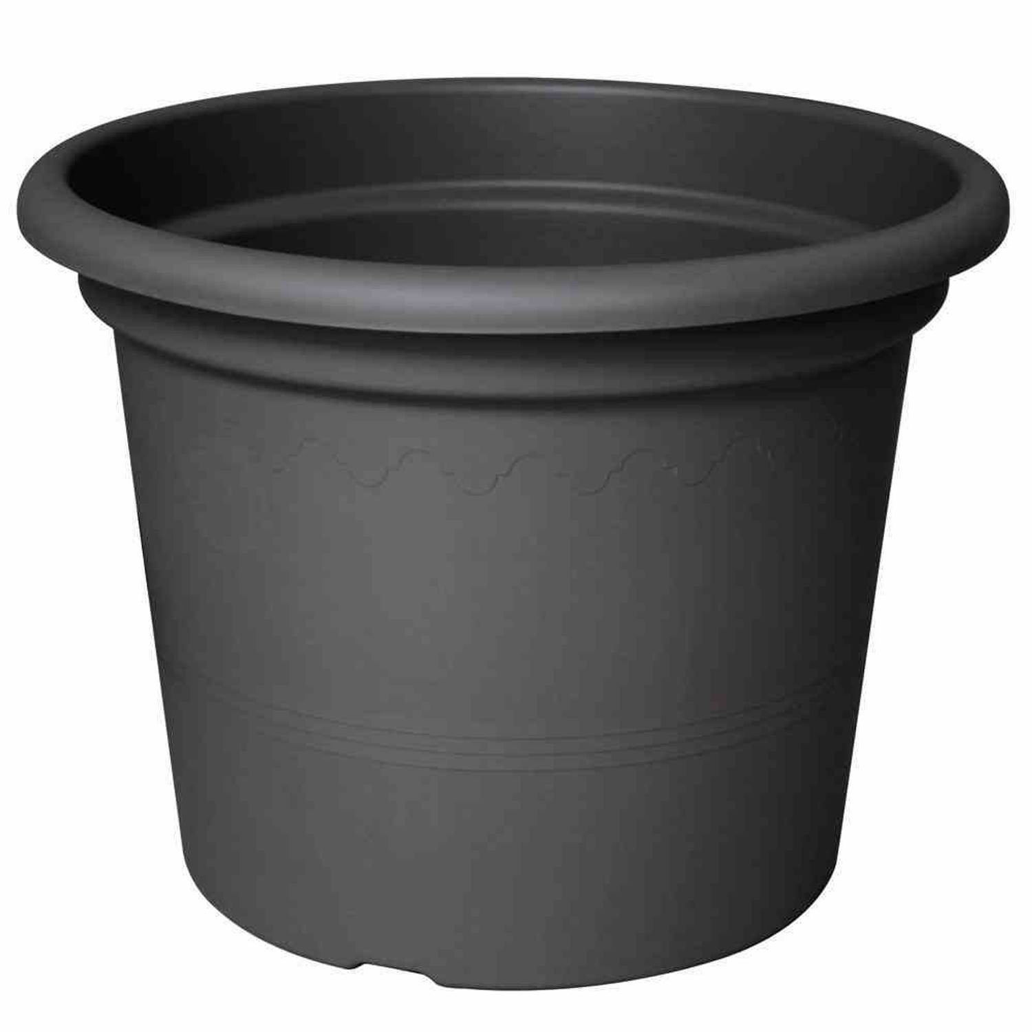 euro3plast Pflanzkübel Pflanzkübel GEO 55 cm, anthrazit