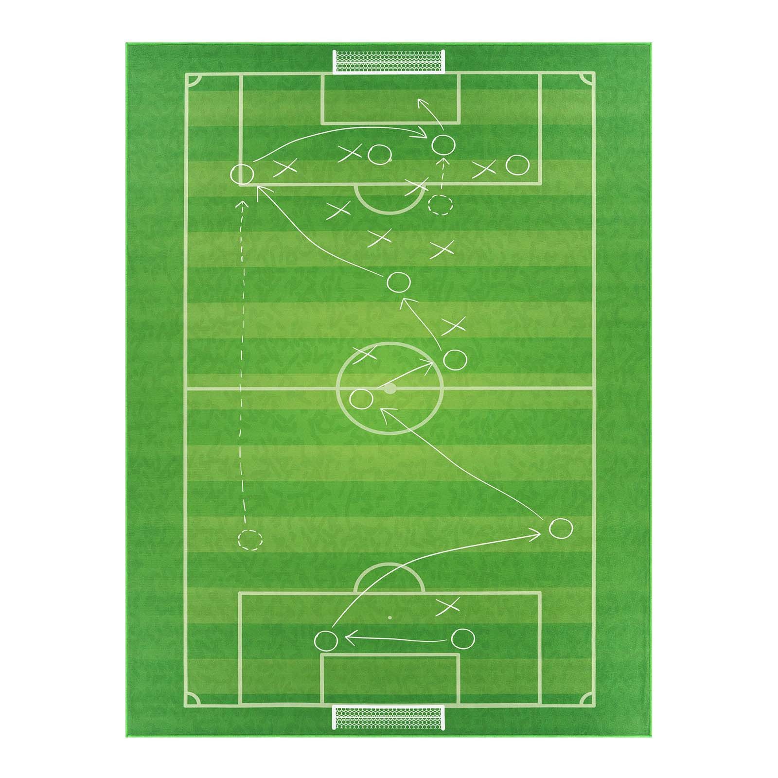 TaraCarpet Kinderteppich Fresh Kids Fußball, rechteckig, Höhe: 5 mm, Fresh günstig online kaufen