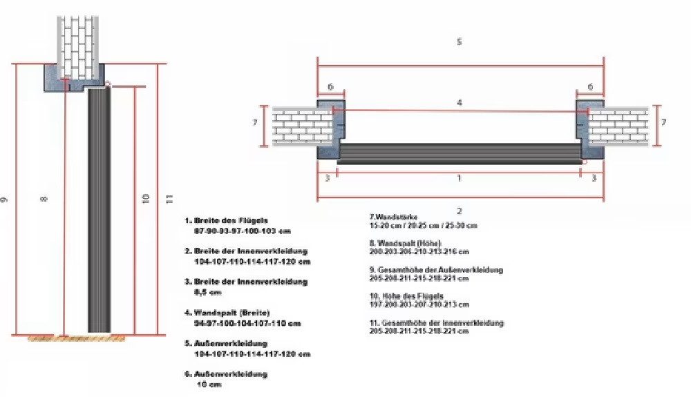 Xlmoebel Haustür XLMOEBEL BAK-30 Kompletttür braun Aluminium Kunststoff (Kompletttür, 1-St), Made in Europa