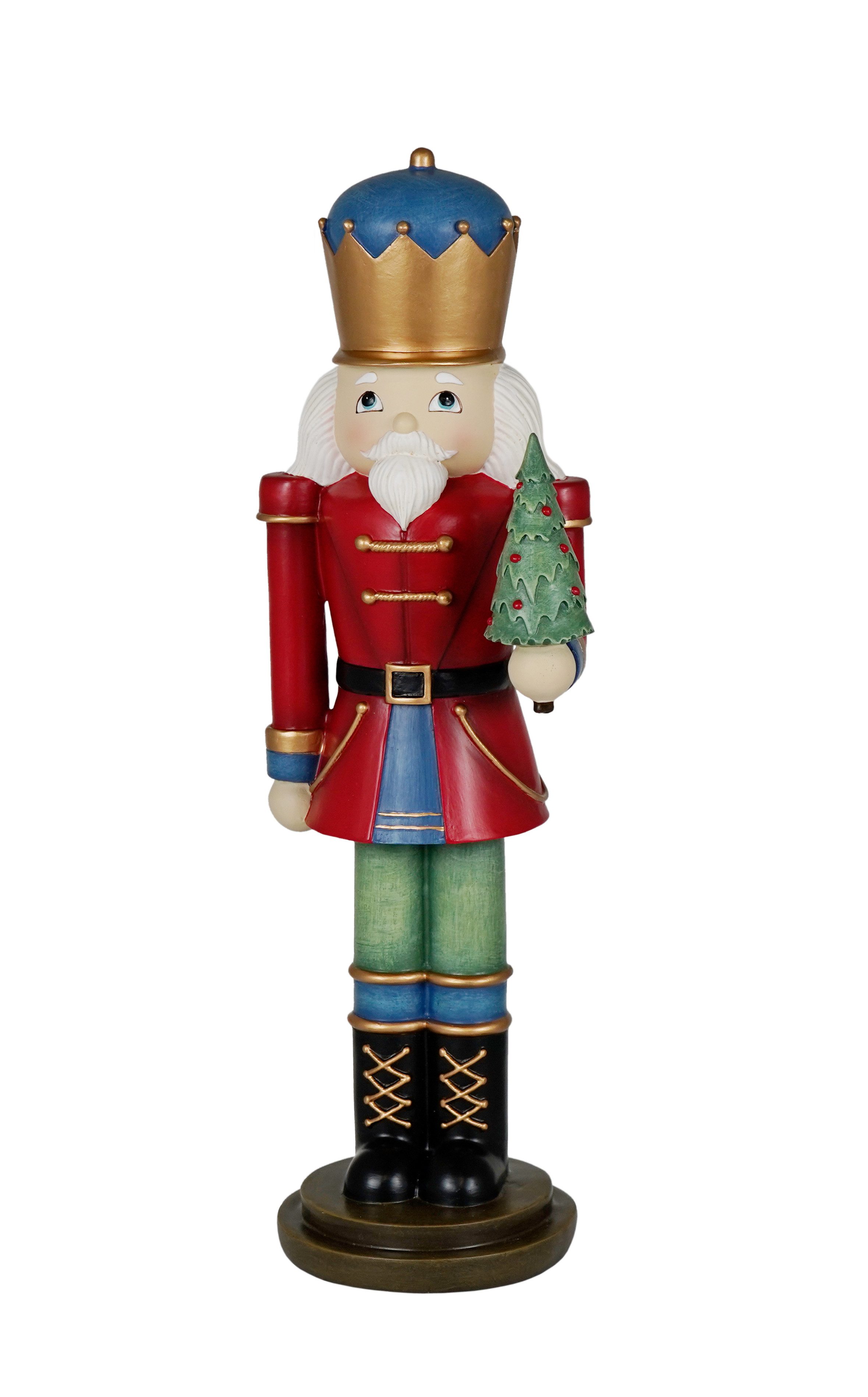 Kaheku Dekoobjekt Kaheku Figur Caruso, Nussknacker, blau, 28 cm, 1175014152 (1 St)