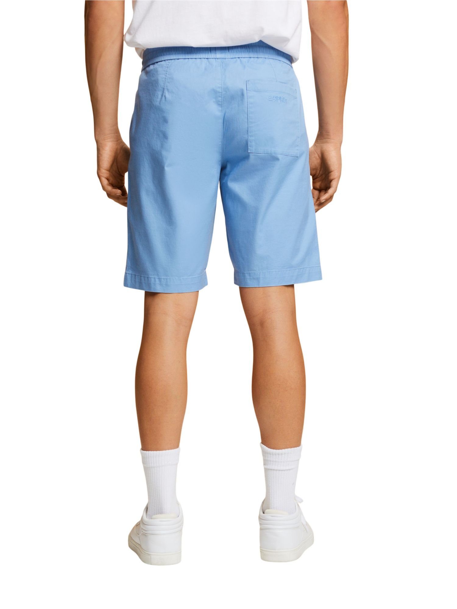 Baumwolltwill BLUE edc Shorts LIGHT Esprit Shorts by (1-tlg) aus