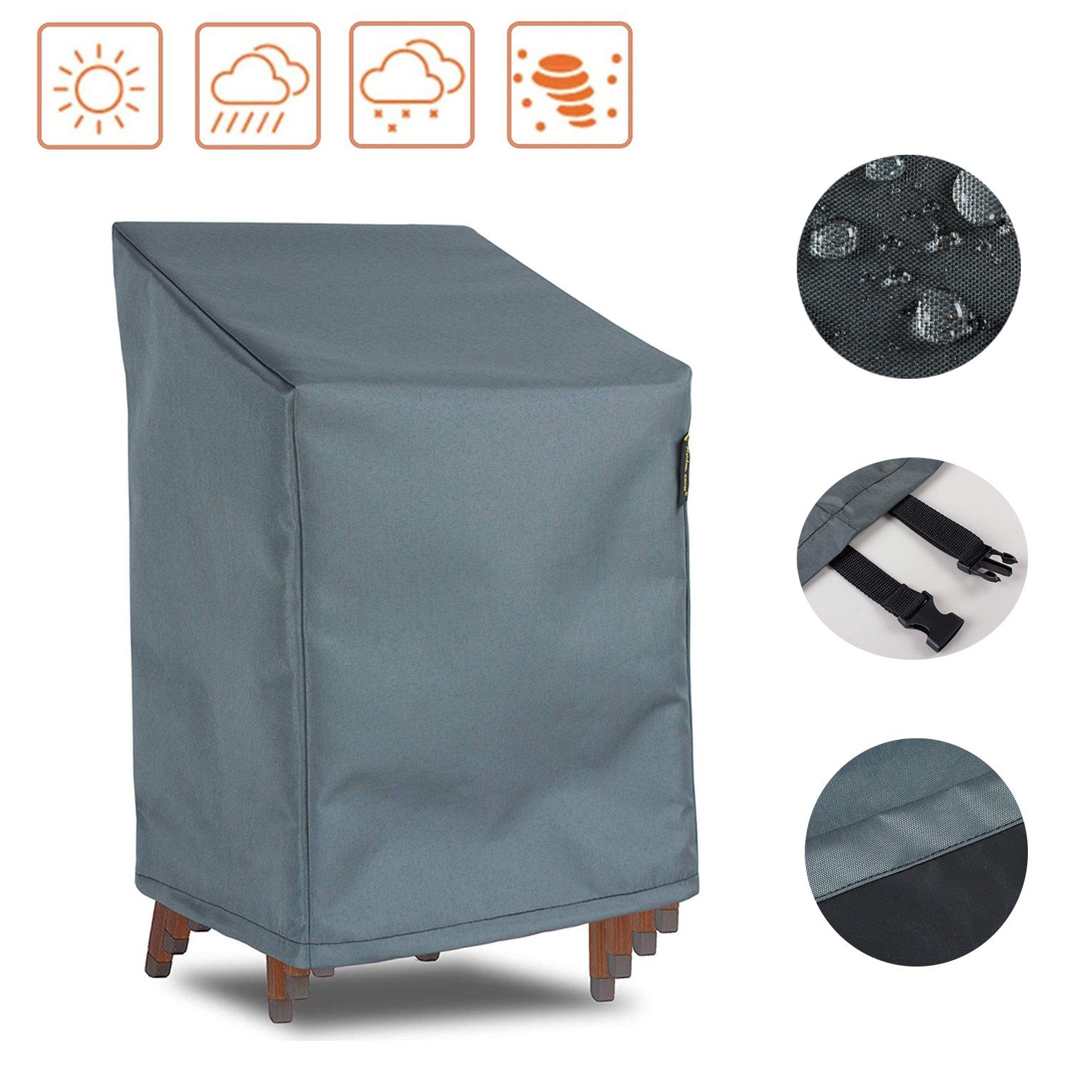 Hentex Gartenmöbel-Schutzhülle Schutzhülle gartenstühle stapelstühle, schut günstig online kaufen