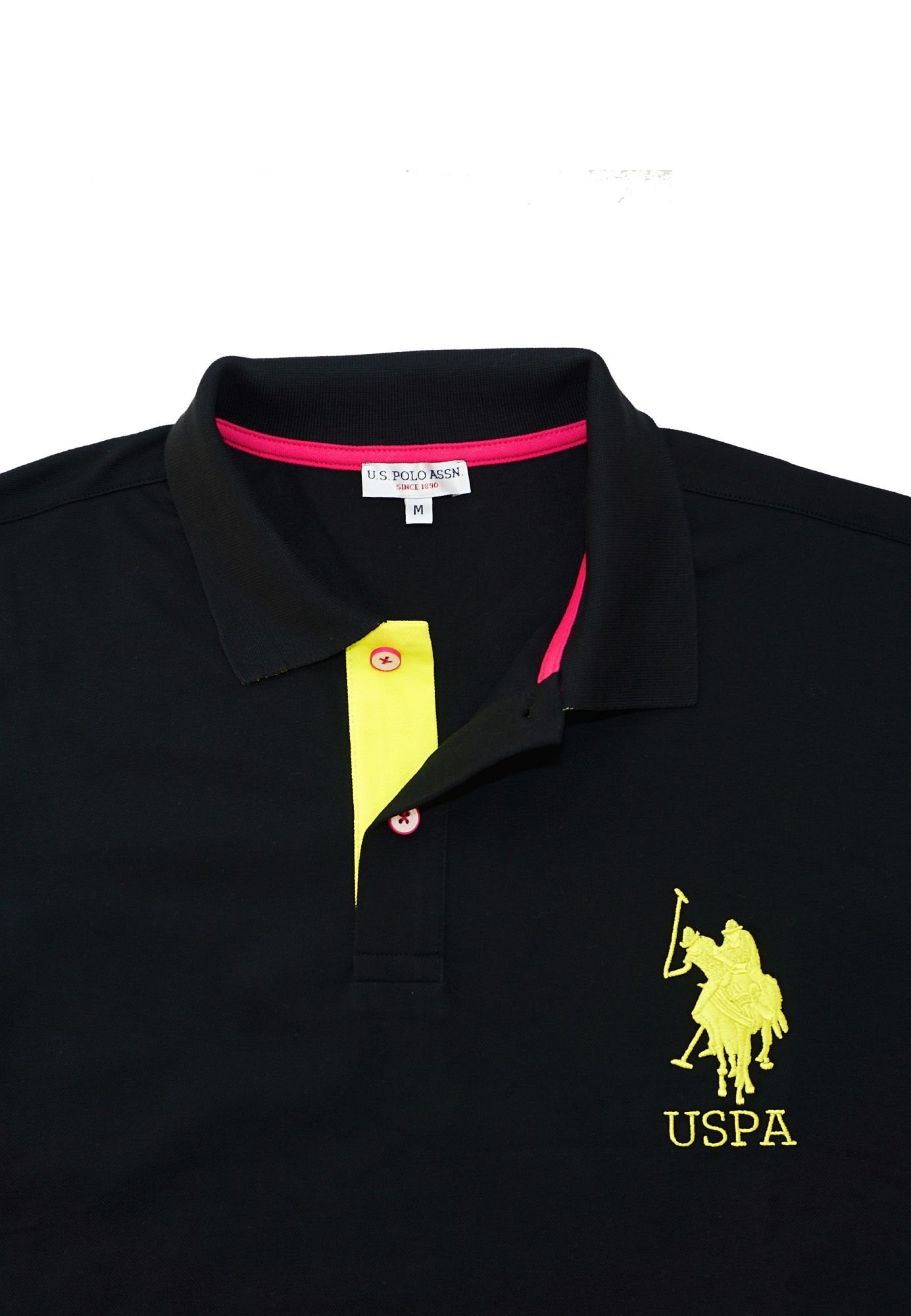 Shirt Poloshirt Kory schwarz Polohemd U.S. Poloshirt Assn Polo
