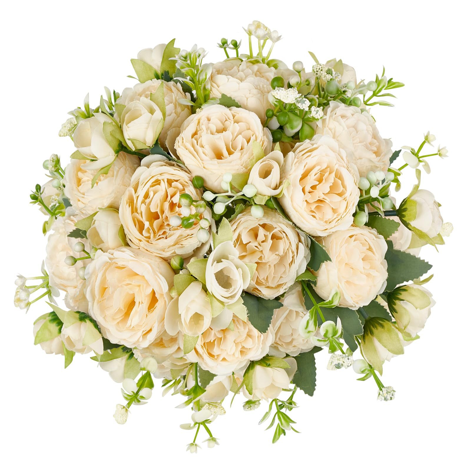 Kunstblumenstrauß 4 Bündel Pfingstrosen, künstliche Blumen, günstig online kaufen