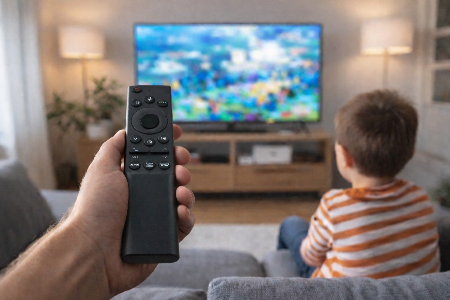 azurano Ersatz für SAMSUNG BN59-01363A TM2180A VOICE Universal-Smart-TV-Fernbedienung (mit Sprachsteuerung)