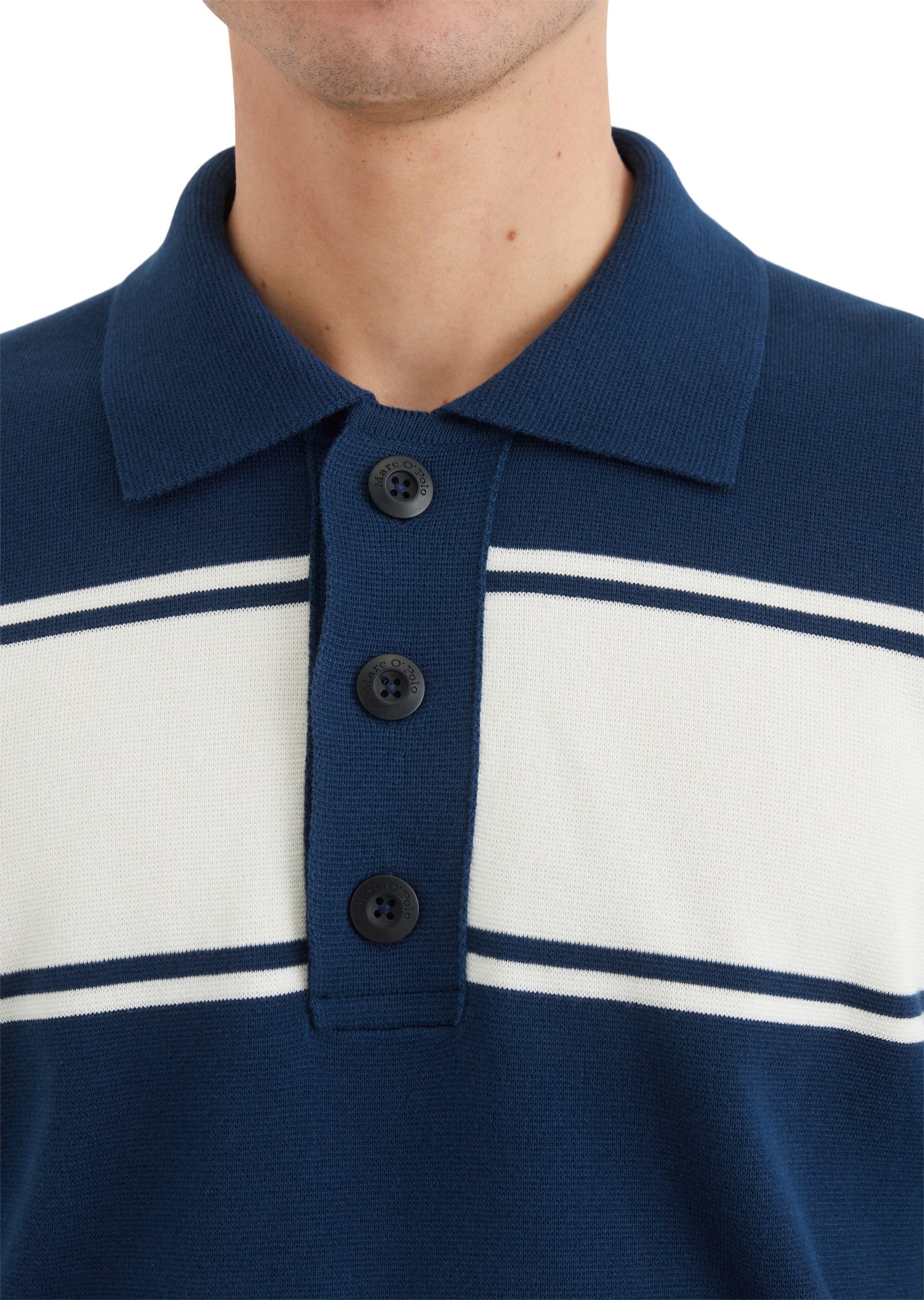 Marc O'Polo Polokragenpullover aus leichtem Milano-Strick – Bild 3 von 4
