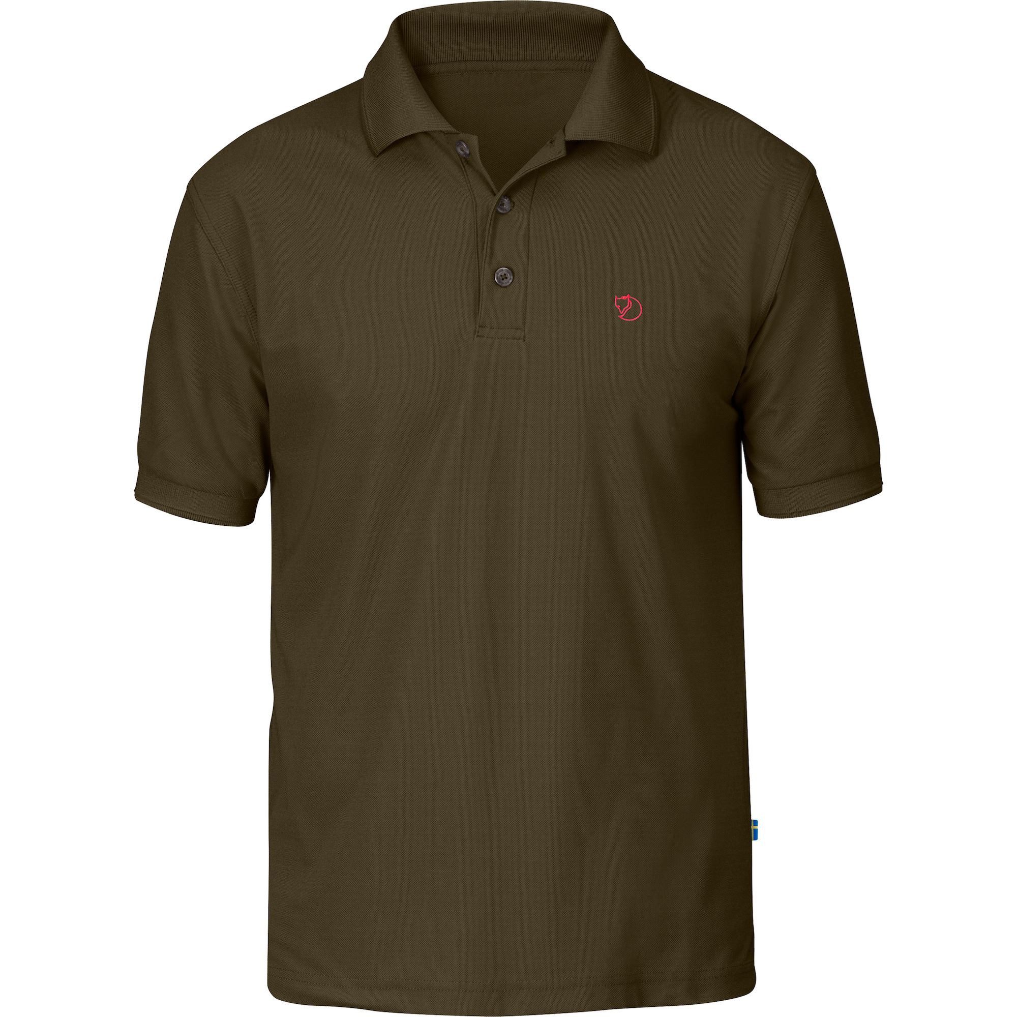Fjällräven Outdoorhemd FJÄLLRÄVEN Crowley Pique Shirt M Dark Olive