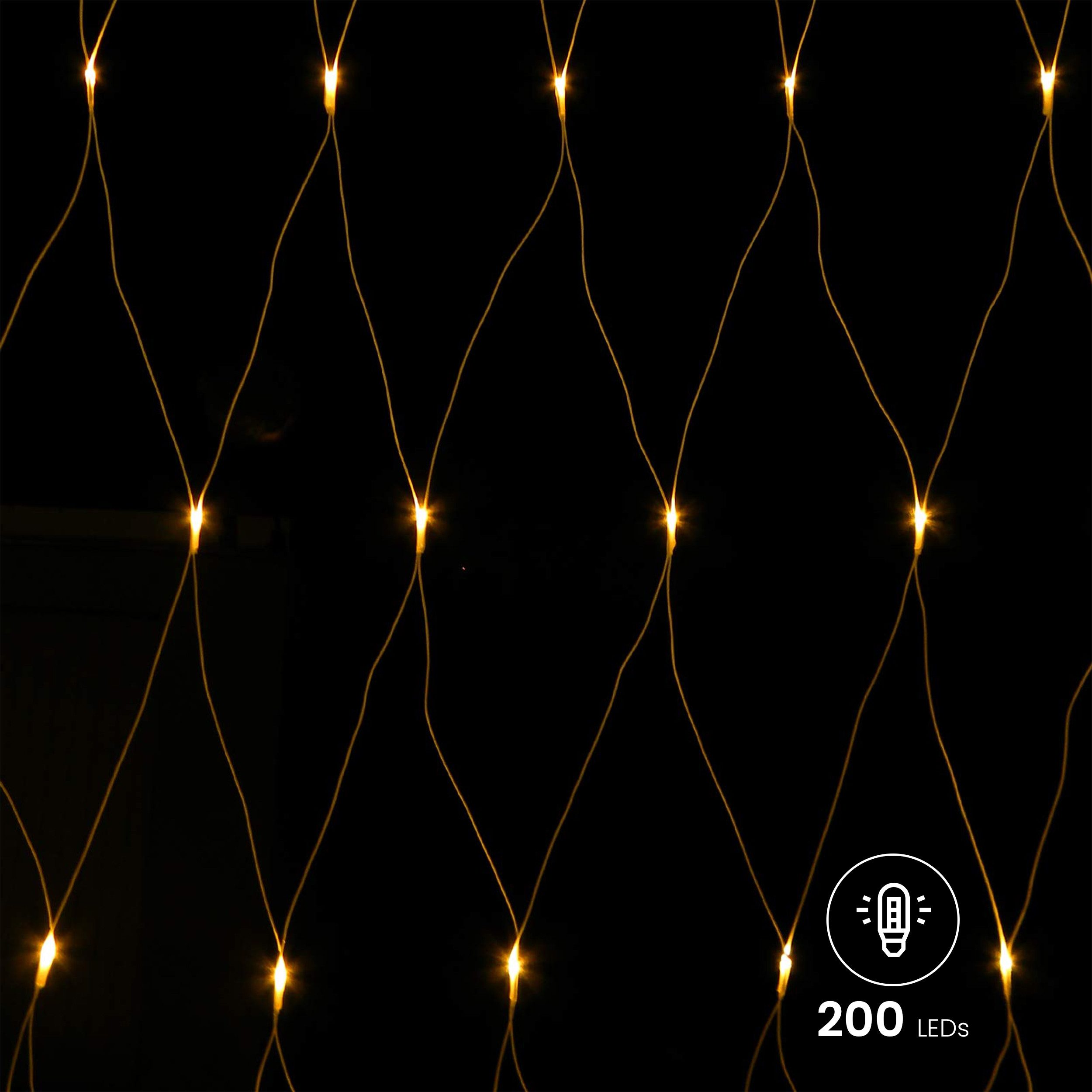 Gartenpirat LED-Lichternetz mit Kabel LED-Beleuchtung Lichterkette günstig online kaufen