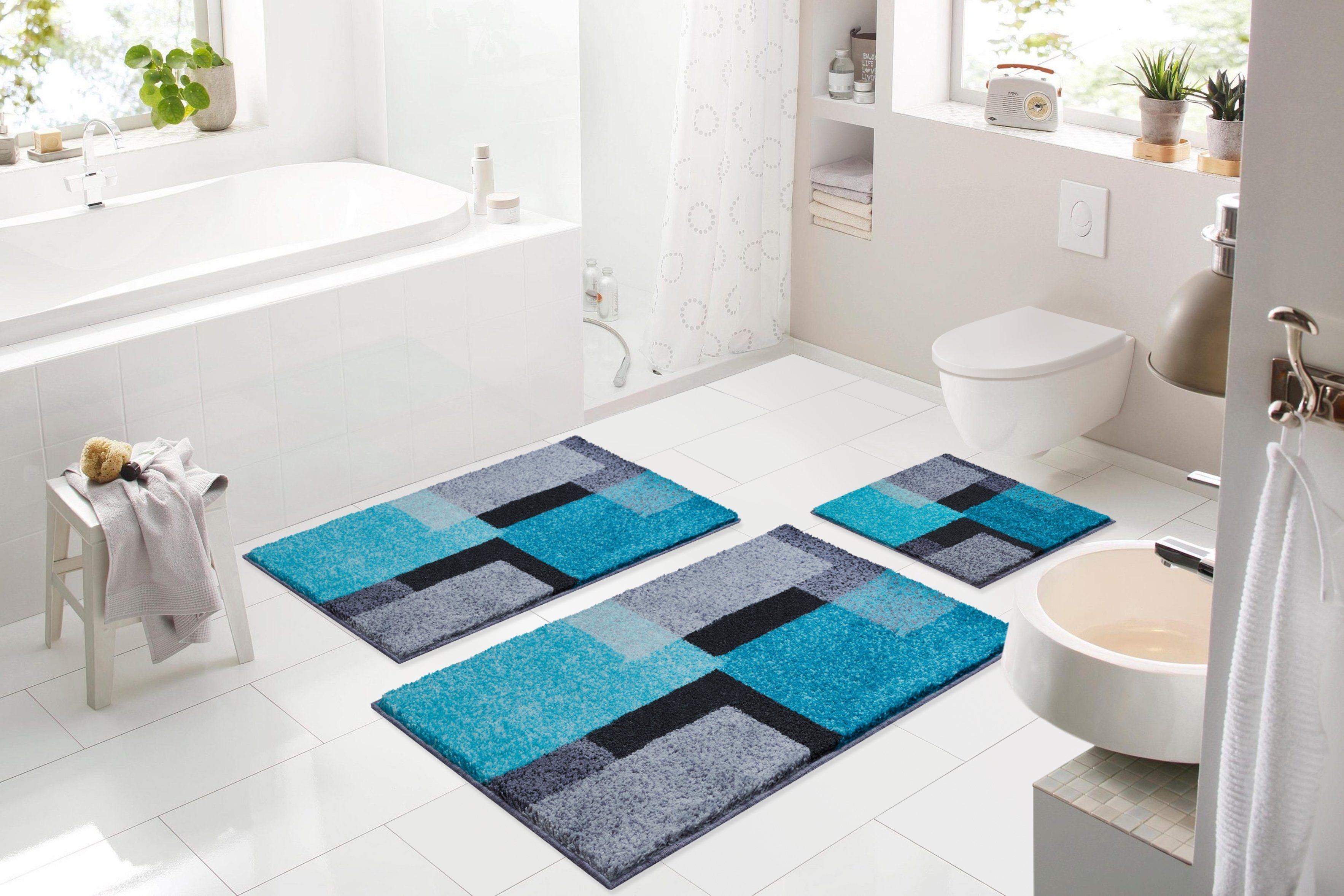 Grund Badematte Atala, Höhe 20 mm, rutschhemmend beschichtet, fußbodenheizu günstig online kaufen