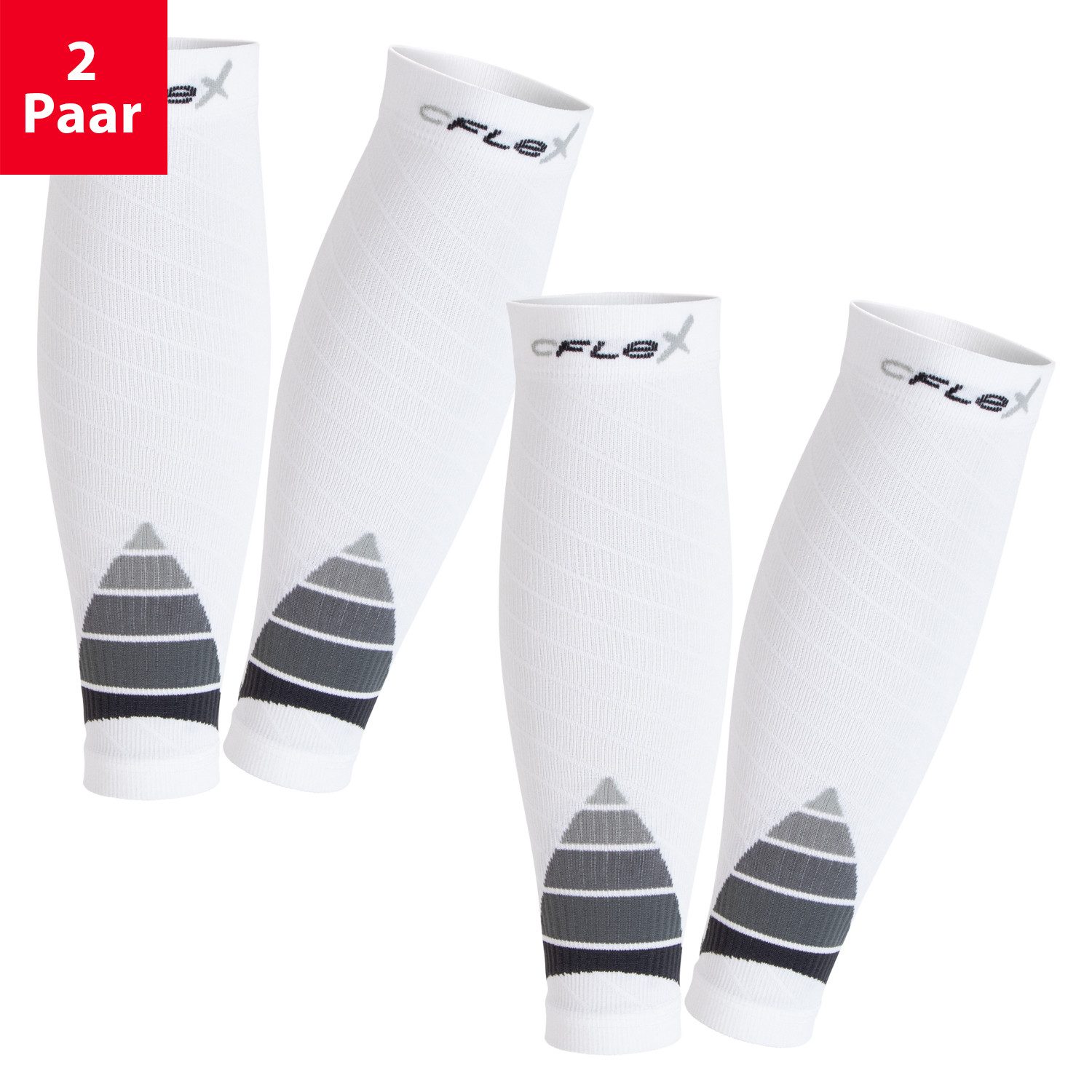 CFLEX Stütz-Stulpen Sport Running Stulpen mit Kompression (1 Paar oder 2 Paar)
