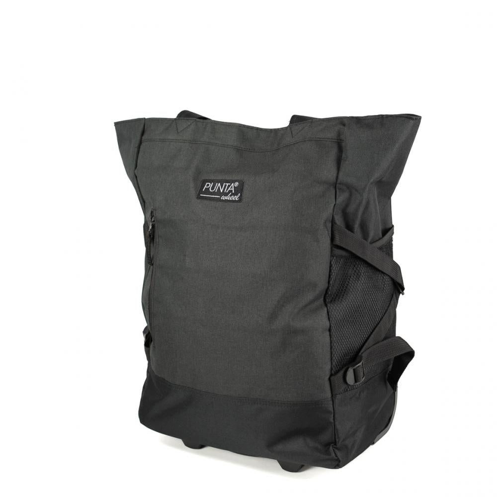 Haberland Fahrradtasche Haberland Fahrrad-Trolley anthrazit/schwarz petrol - komfortabler Tran