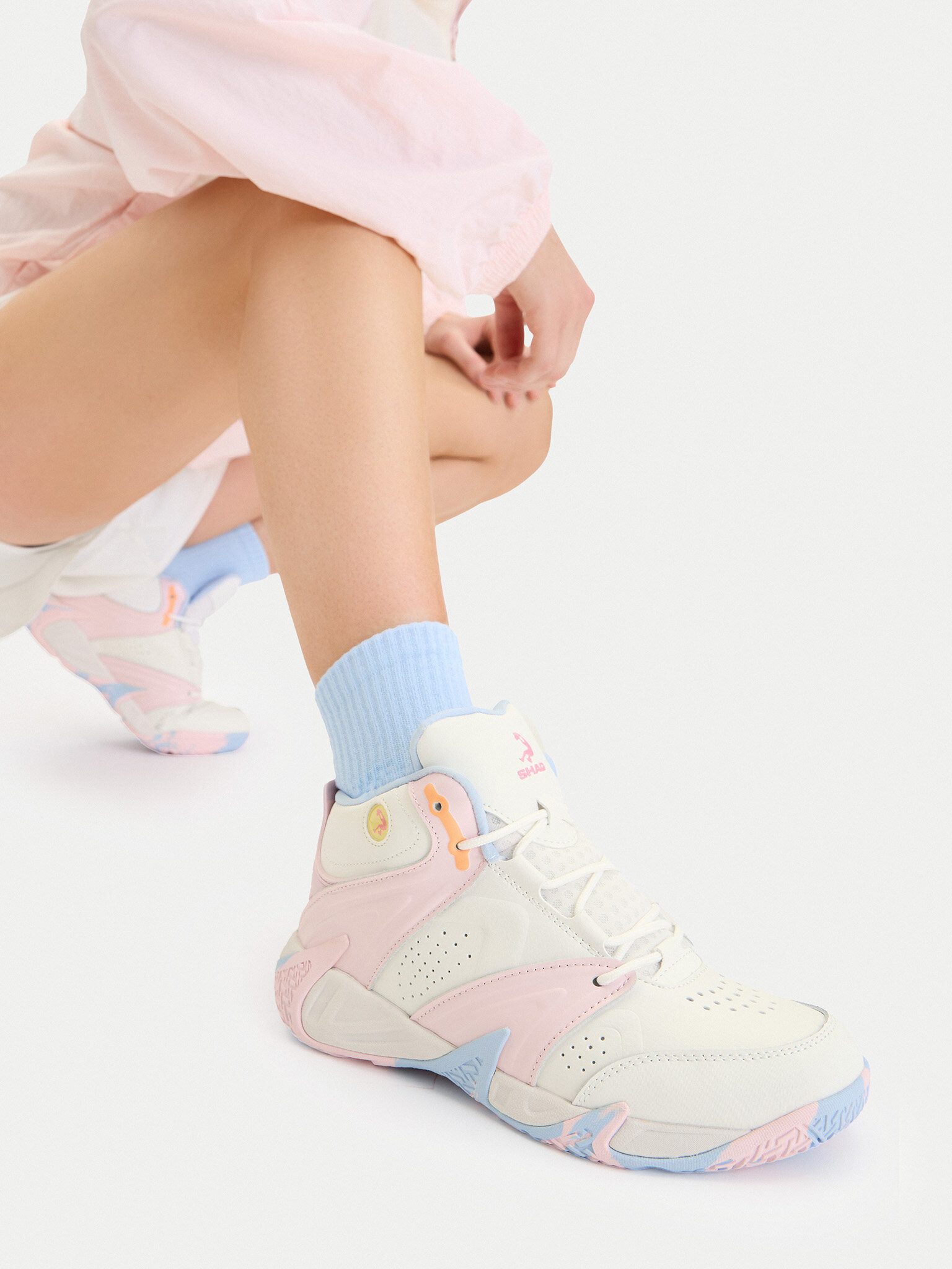 Shaq Shaq Basketballschuhe Damen Weiß, Blau, Pink SHAQ-CEO-DEVASTATOR AQ950 Basketballschuh