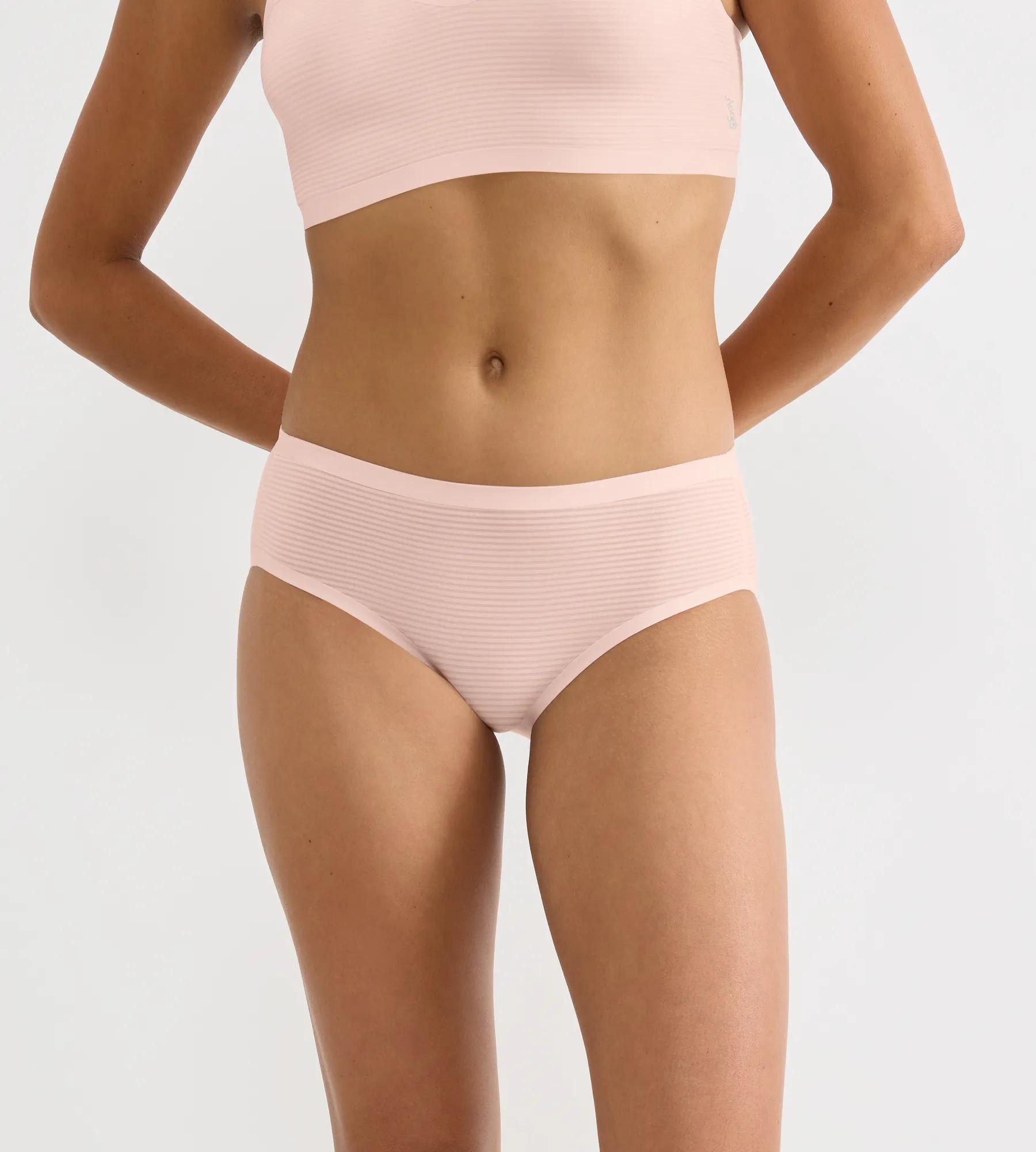 sloggi Hipster ZERO Feel Air atmungskativ, semi-transparenter Look, feine Streifen