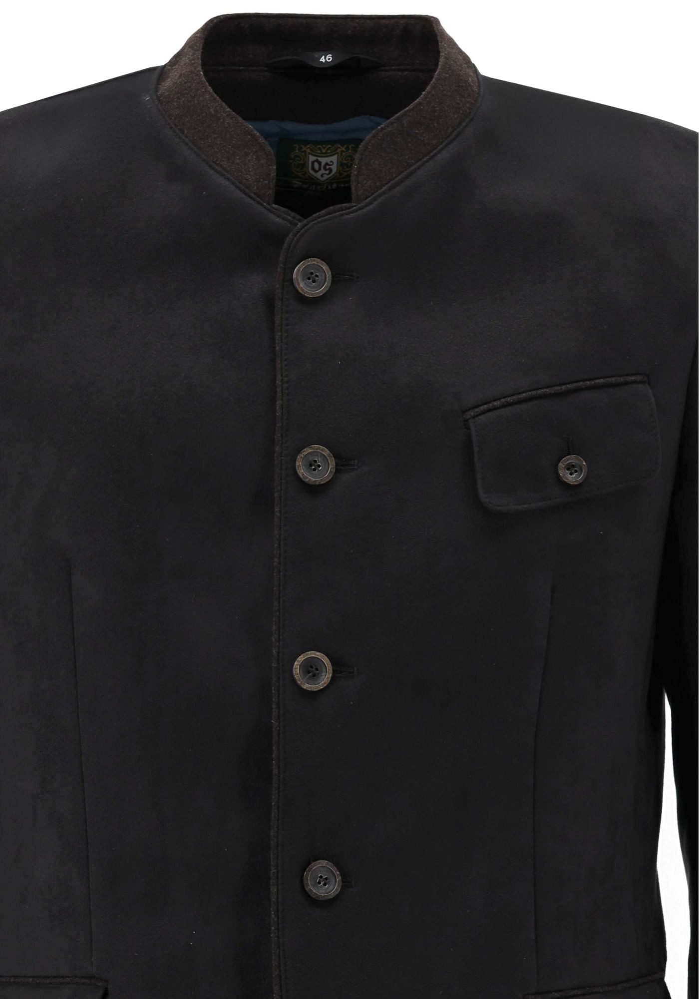 OS Trachten Trachtenjanker Julki Slim Fit, 1/1-Arm, Stehkragen