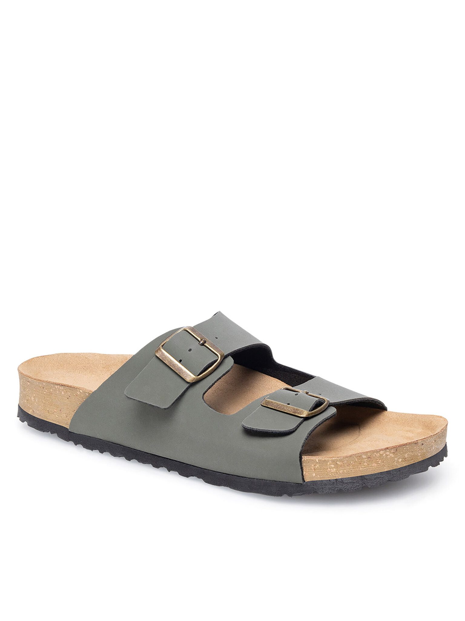 INBLU Pantoletten NU000012 022 Khakifarben Pantolette günstig online kaufen