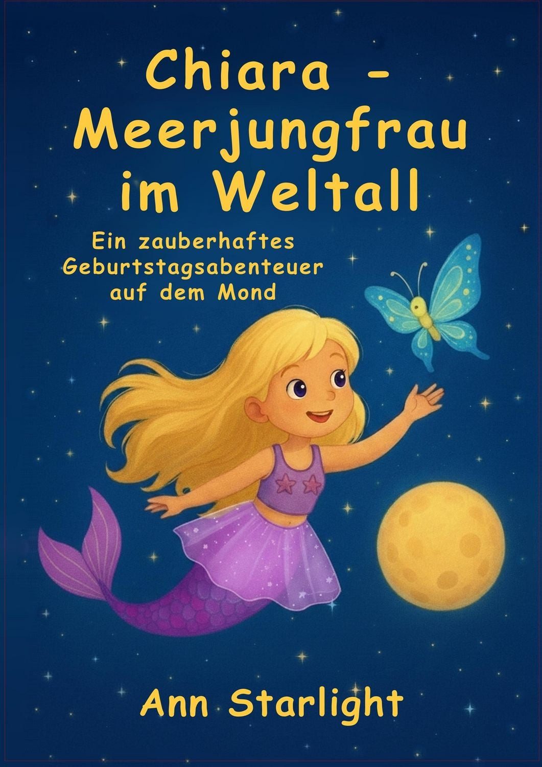 Kinderbuch Chiara - Meerjungfrau im Weltall Ein zauberhaftes Geburtstagsabenteuer Verlag Yalden
