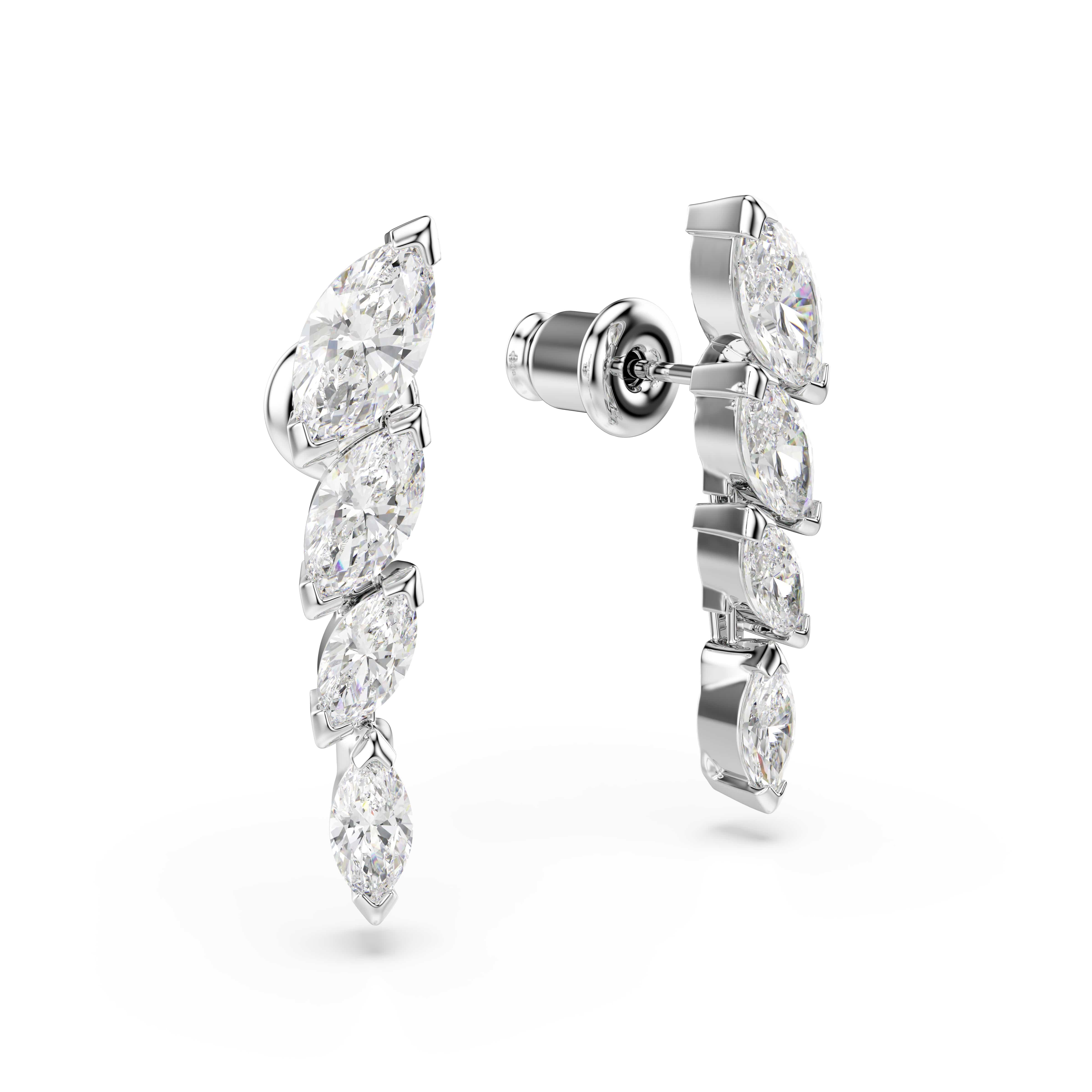 Swarovski Paar Ohrstecker Schmuck Geschenk MESMERA Ohrringe, mit Swarovski® Kristall