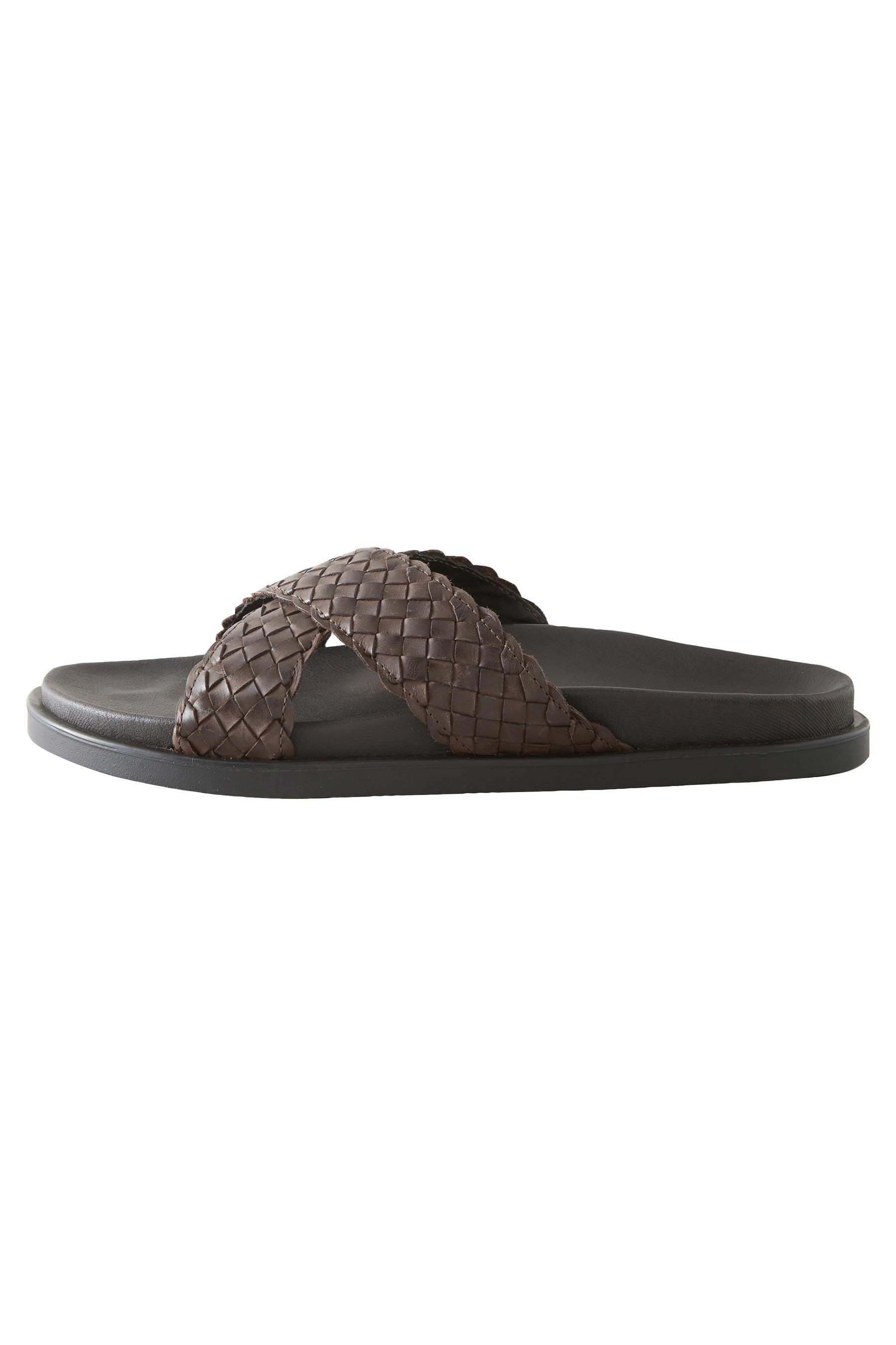 Next N. Premium Slide-Sandalen aus geflochtenem Leder Sandale (1-tlg)