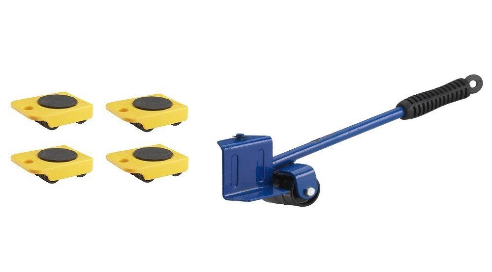 Dörner + Helmer Transportroller Transporthelfer Möbelheber inkl. 4 Möbelrollern