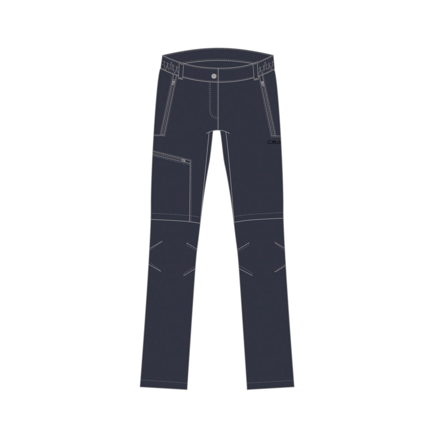 CMP Trekkinghose CMP Mädchen Hose Kid G Zip Off Pant 34T5075