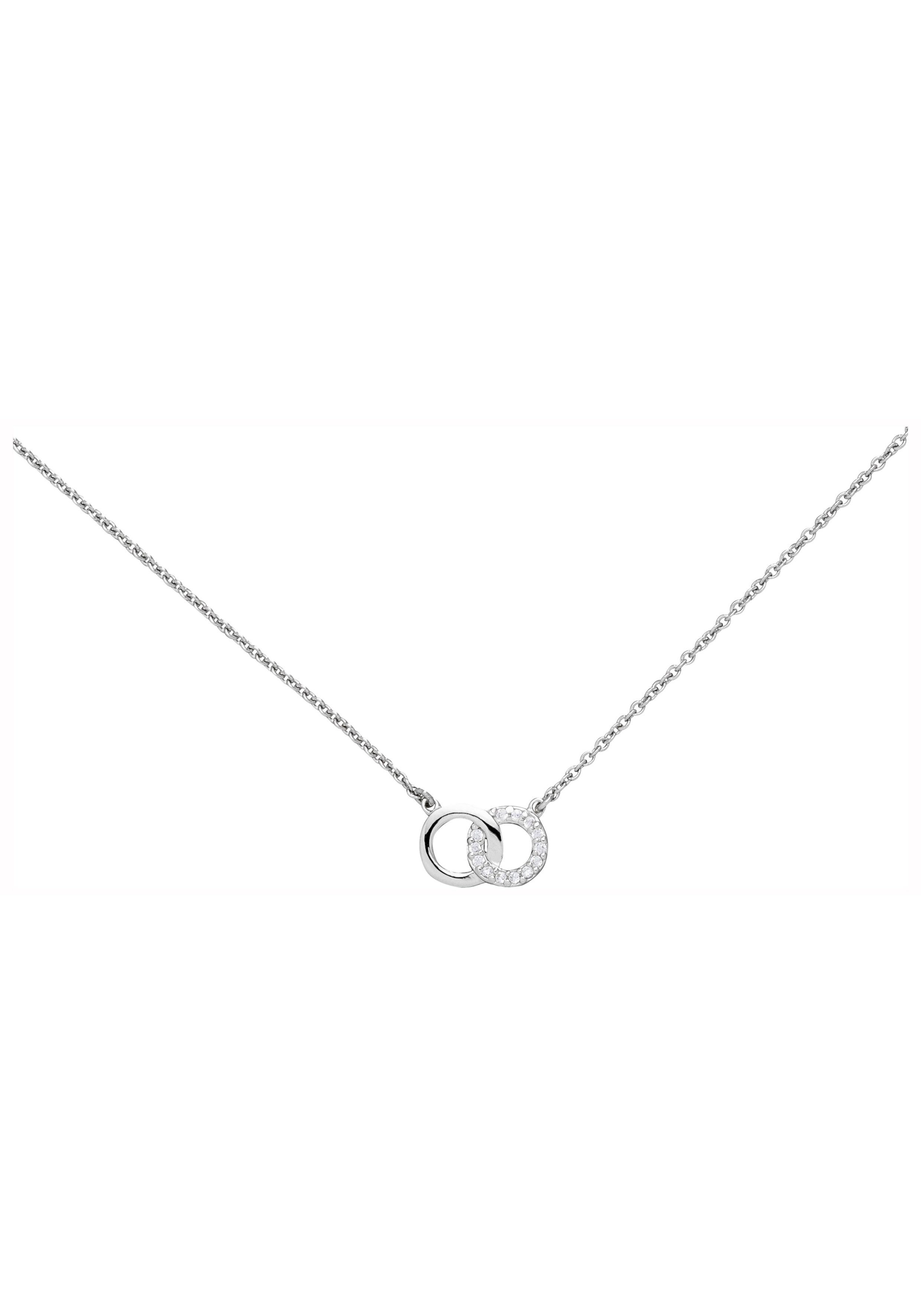 JOBO Collier, 925 Silber mit 13 Zirkonia...