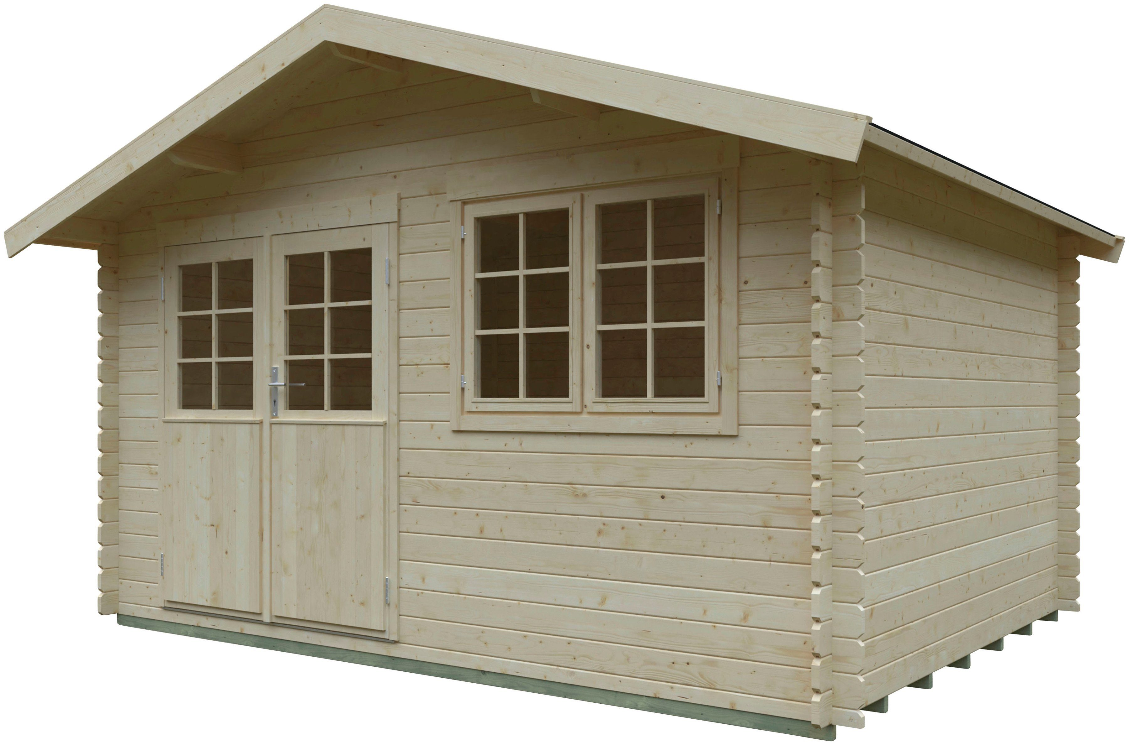 Kiehn-Holz Gartenhaus Gipsberg 1, BxT: 437x331 cm, (Set)