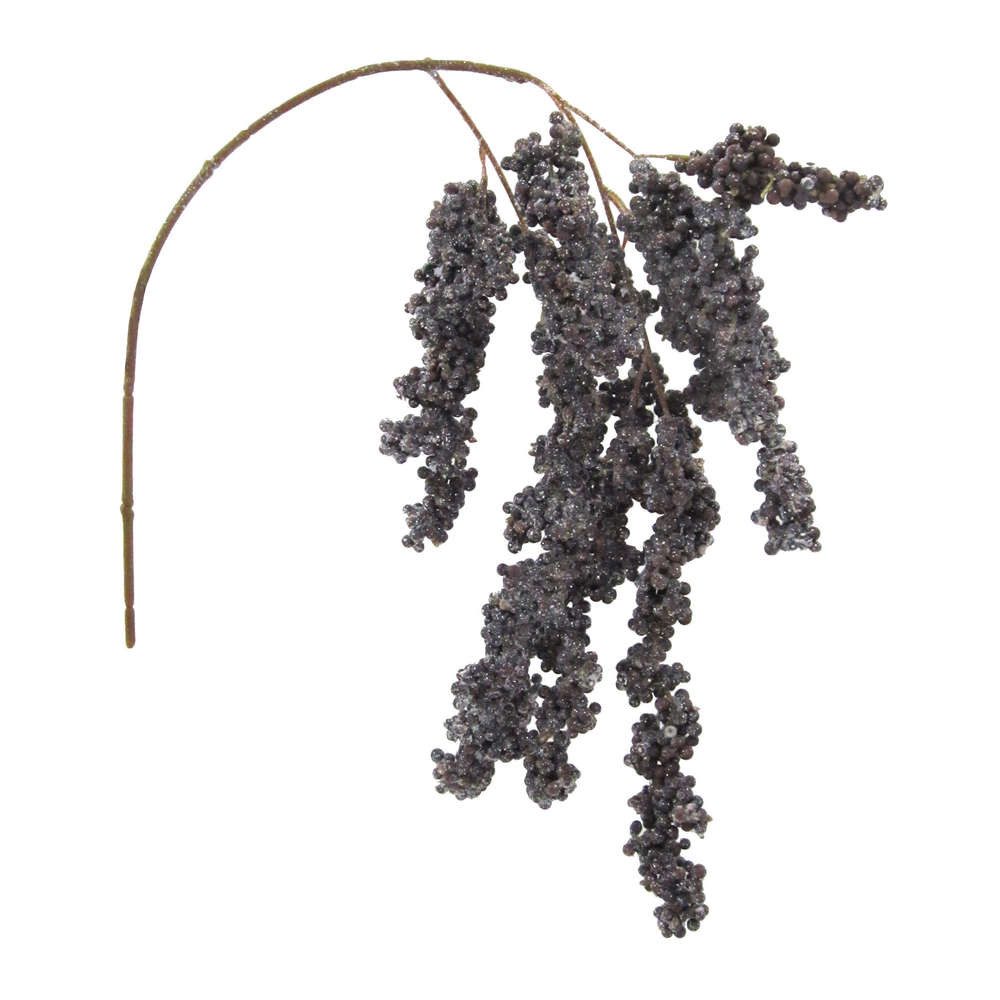 Kunstzweig Künstlicher BEERENHÄNGEZWEIG 73cm. Beeren Zweig GEFROSTET., Gasp günstig online kaufen