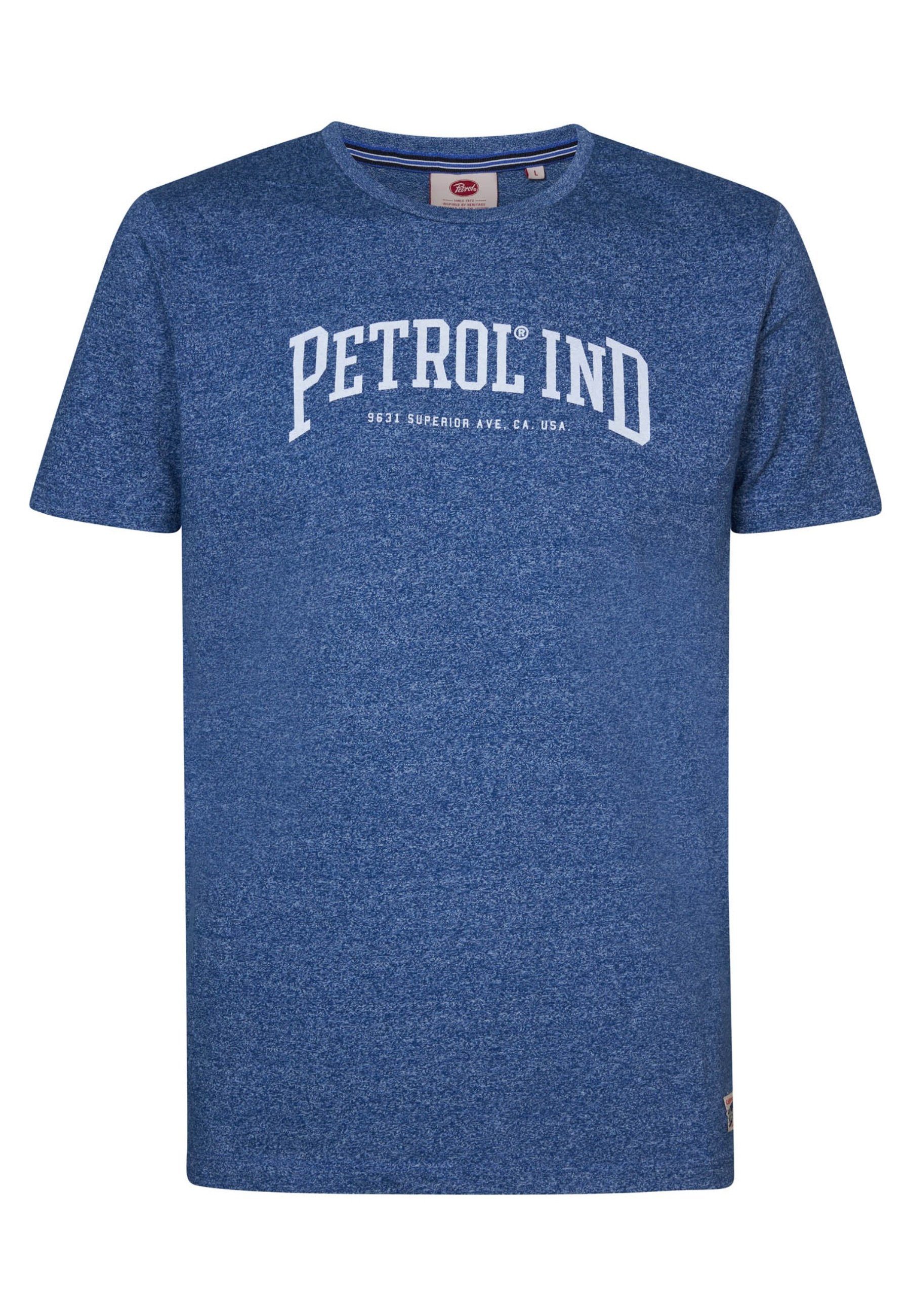 Petrol Industries T-Shirt T-Shirt Kurzarmshirt blau