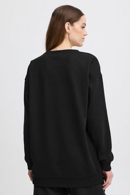 OXMO Sweatshirt OMHillary modischer Rundhalspullover in längerem Schnitt