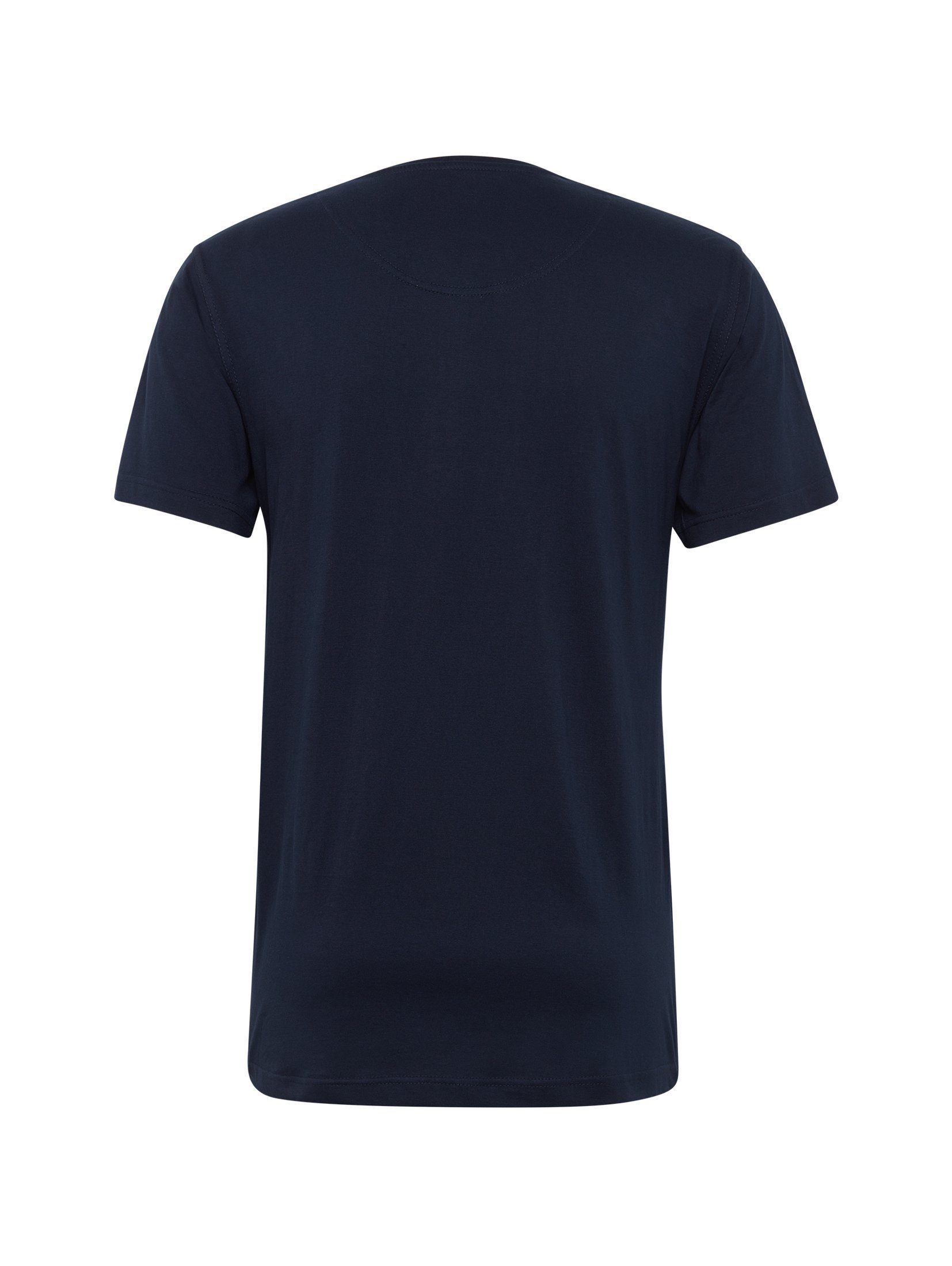 T-Shirt TAILOR blau-dunkel-uni Pyjamaoberteil Pyjama TOM