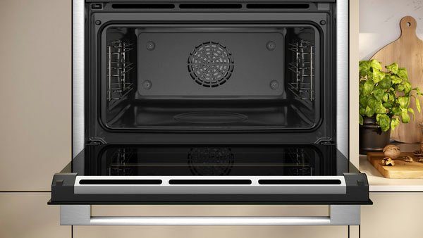 NEFF Dampfbackofen N 90 C24FS31N0, mit Teleskopauszug nachrüstbar, EasyClean®, AirFry-Funktion