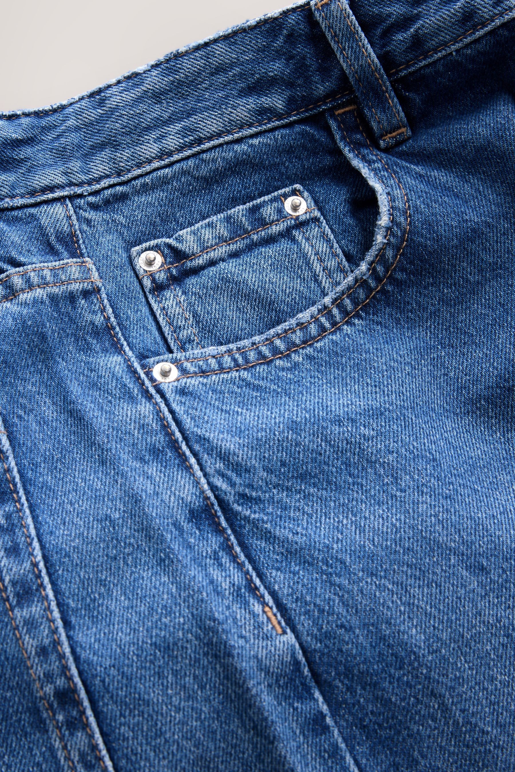 Next Straight-Jeans Jeans mit geradem Bein 100 % Baumwolle (1-tlg)