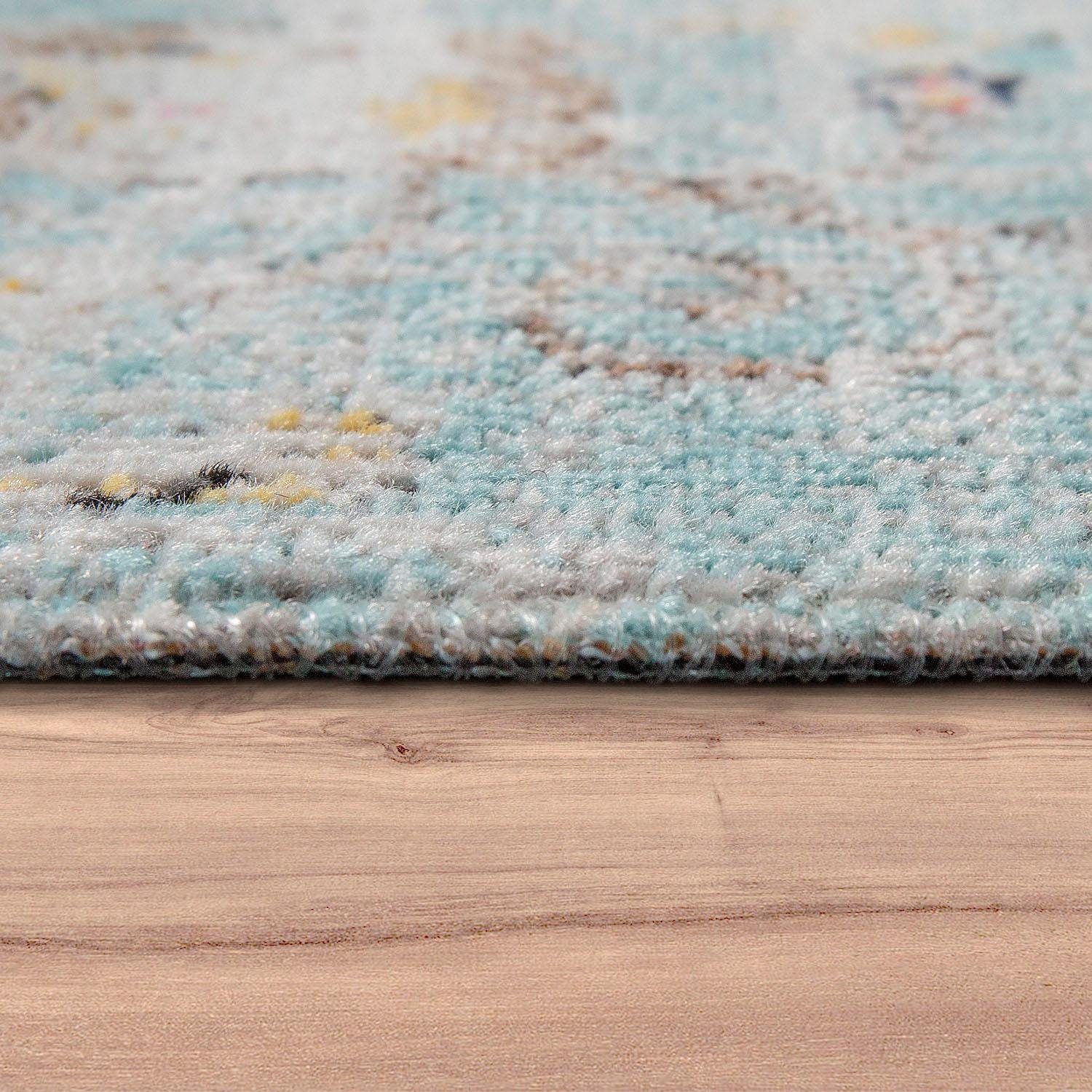 Paco Home Teppich Artigo 401, rund, Höhe: 4 mm, Kurzflor, Orient-Optik, Vin günstig online kaufen