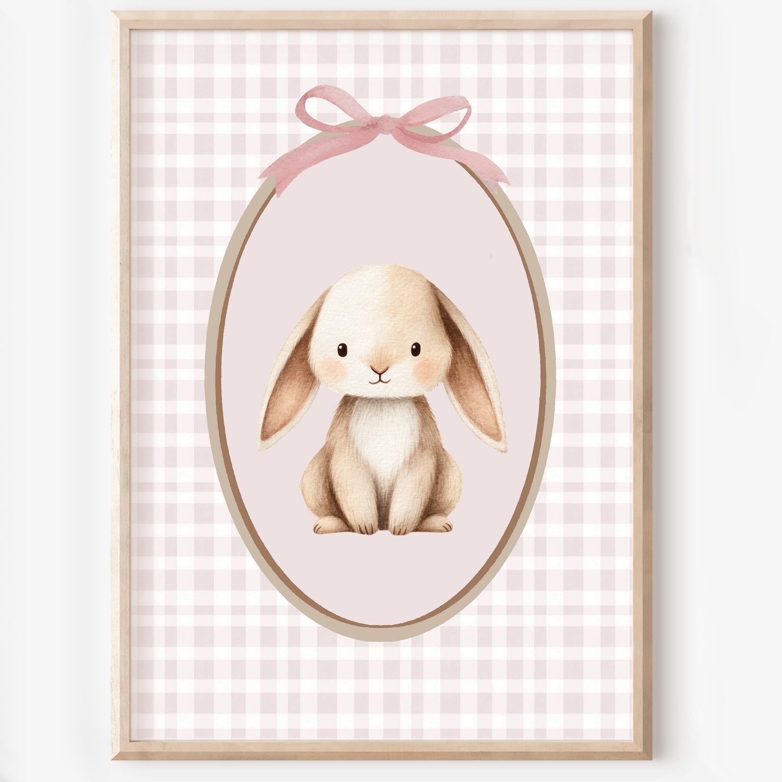 homestyle-accessoires Poster Kinderzimmer Bilderwand 6erSet Bilderset Babyzimmer LOVELY ANIMALS, - Ohne Bilderrahmen - Sorgfältige & sichere Verpackung -
