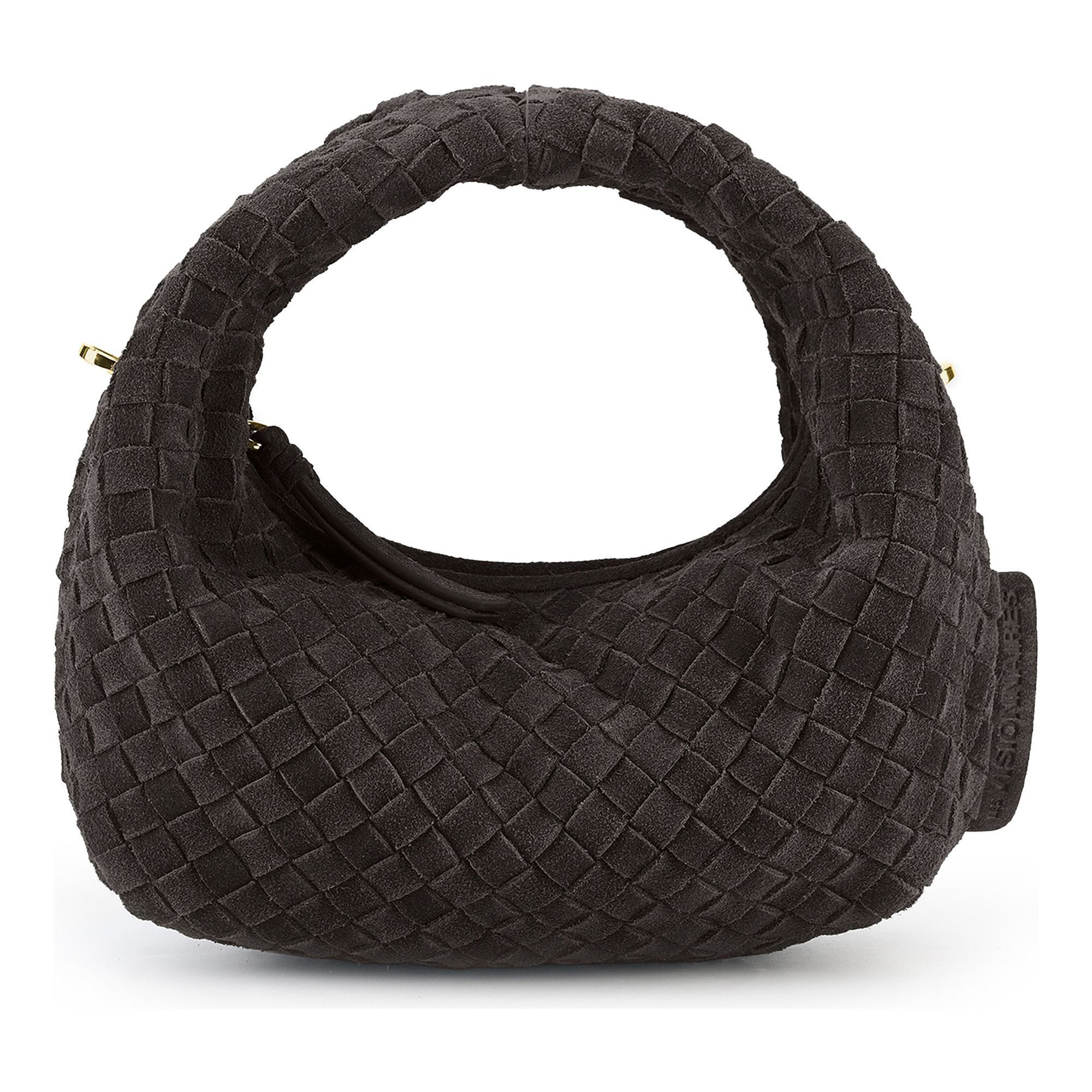 Les Visionnaires Henkeltasche Greta Micro weave, Leder