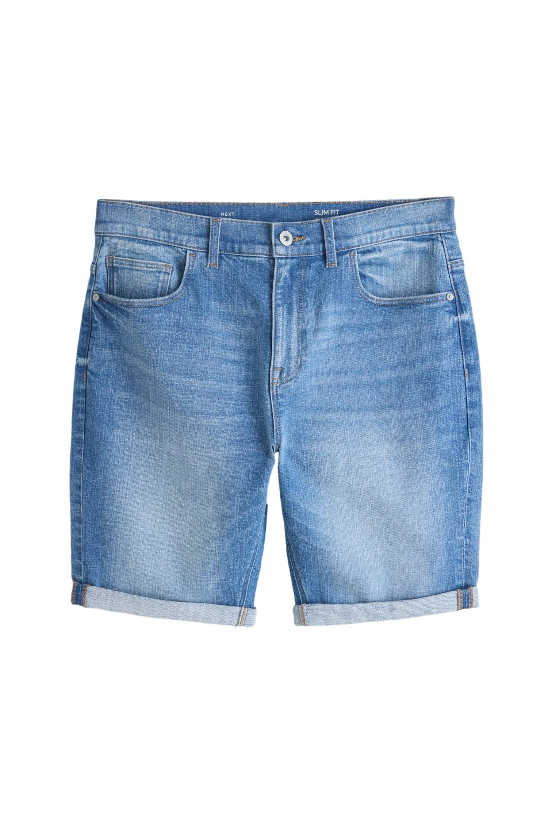Jeansshorts Slim Fit Denim-Shorts mit Stretchanteil
